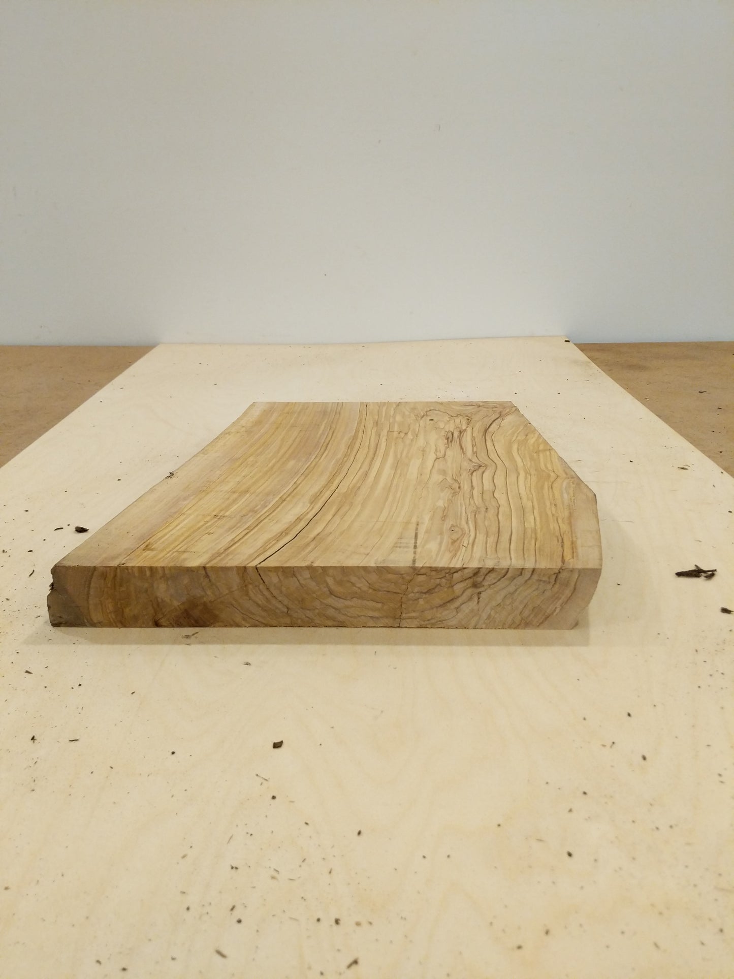 Italian Olive Wood Live Edge Mini Slab