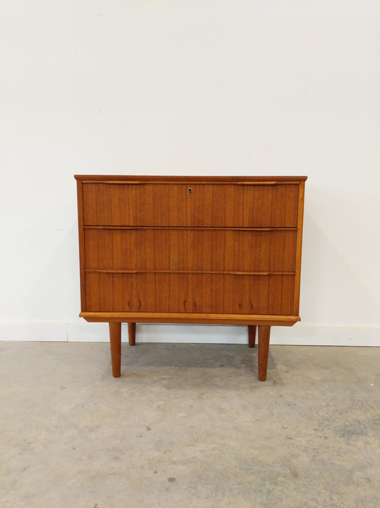 Vintage Danish Modern Teak Low Dresser