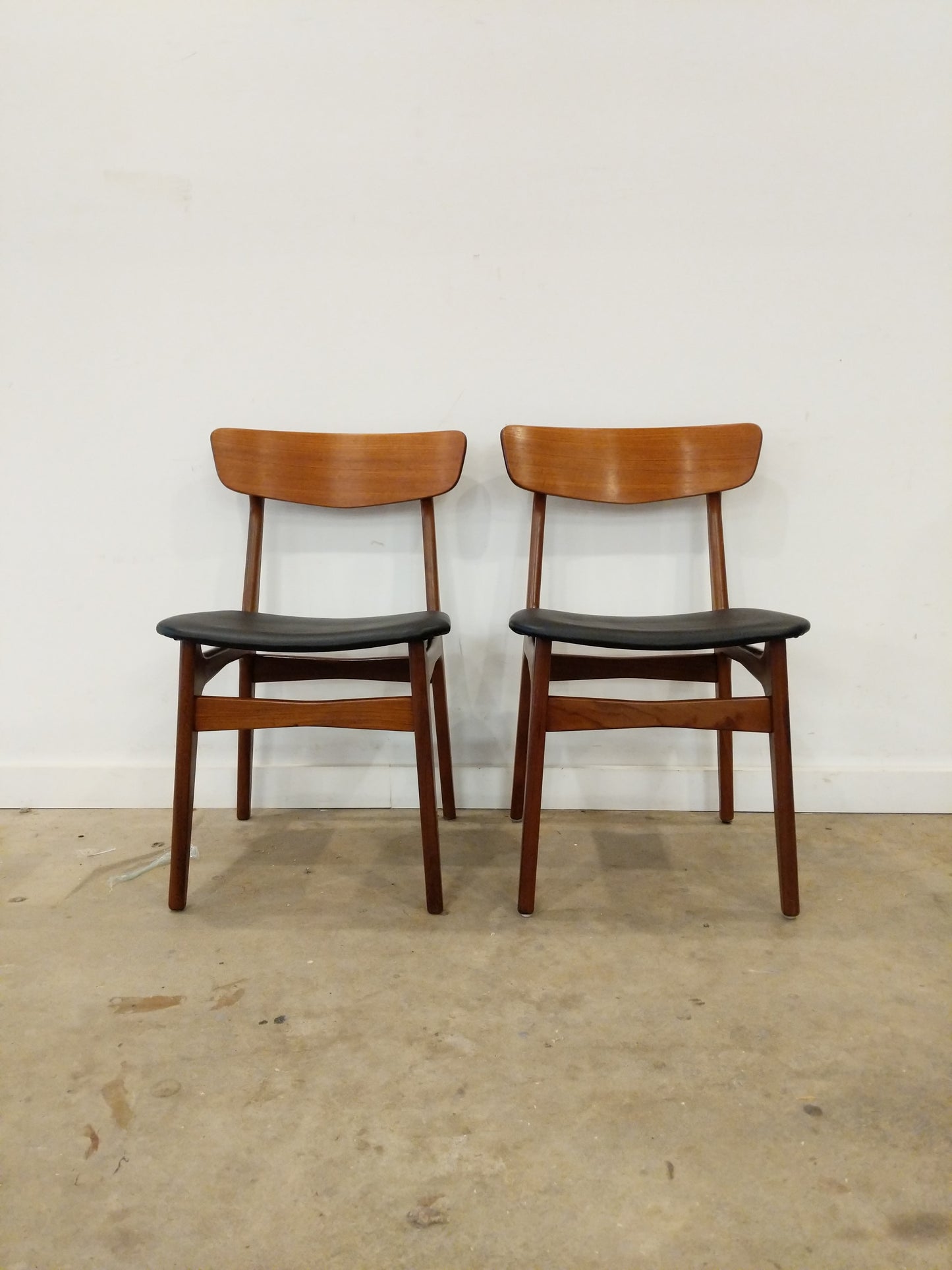 Pair of Vintage Danish Modern Dining Chairs