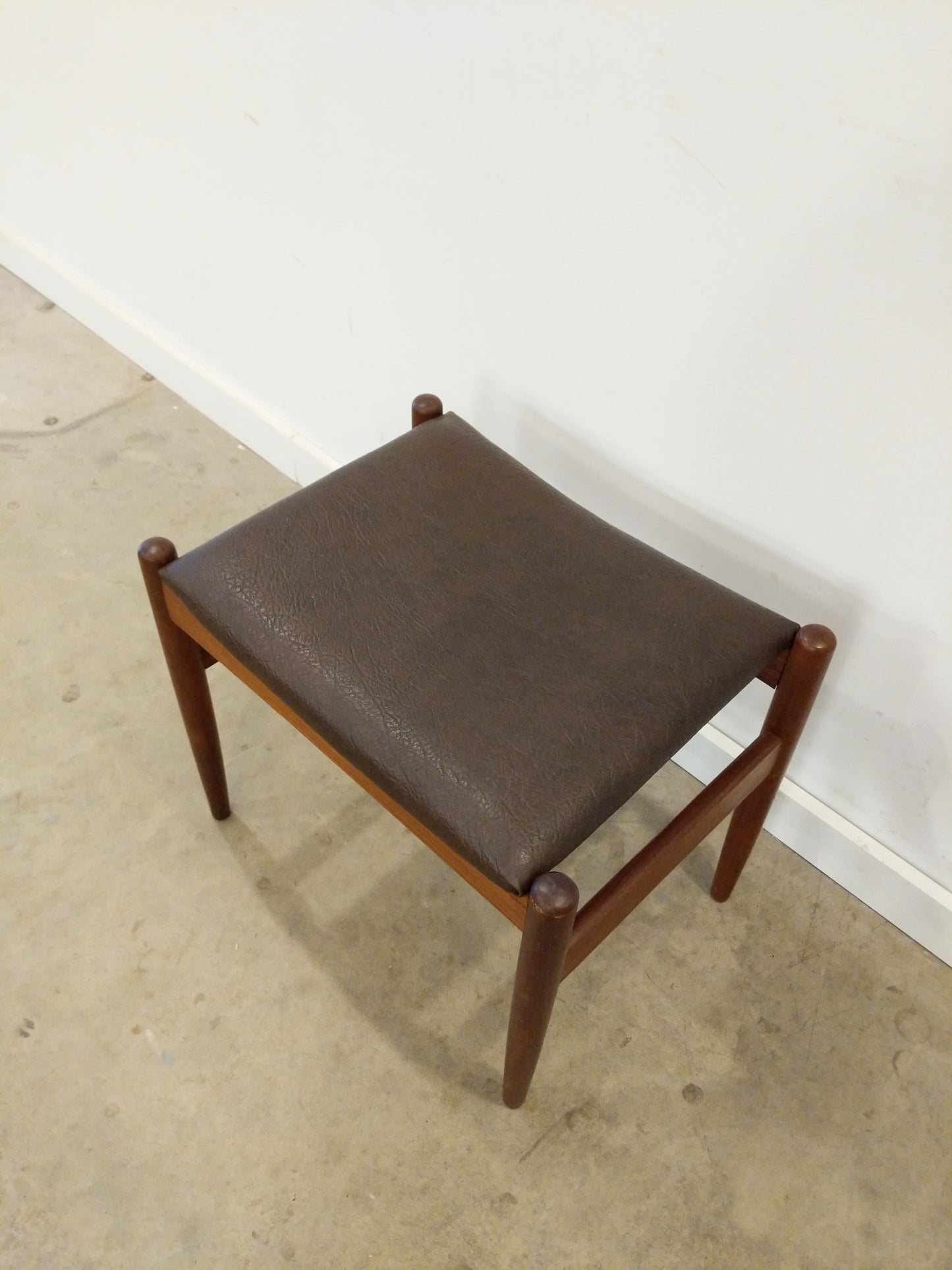 Vintage Danish Modern Teak Footstool