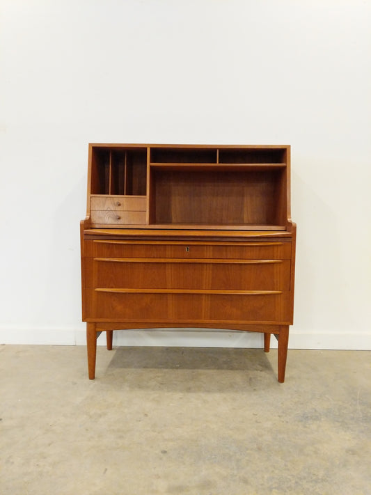 RESERVED - Vintage Danish Modern Teak Secretary Desk
