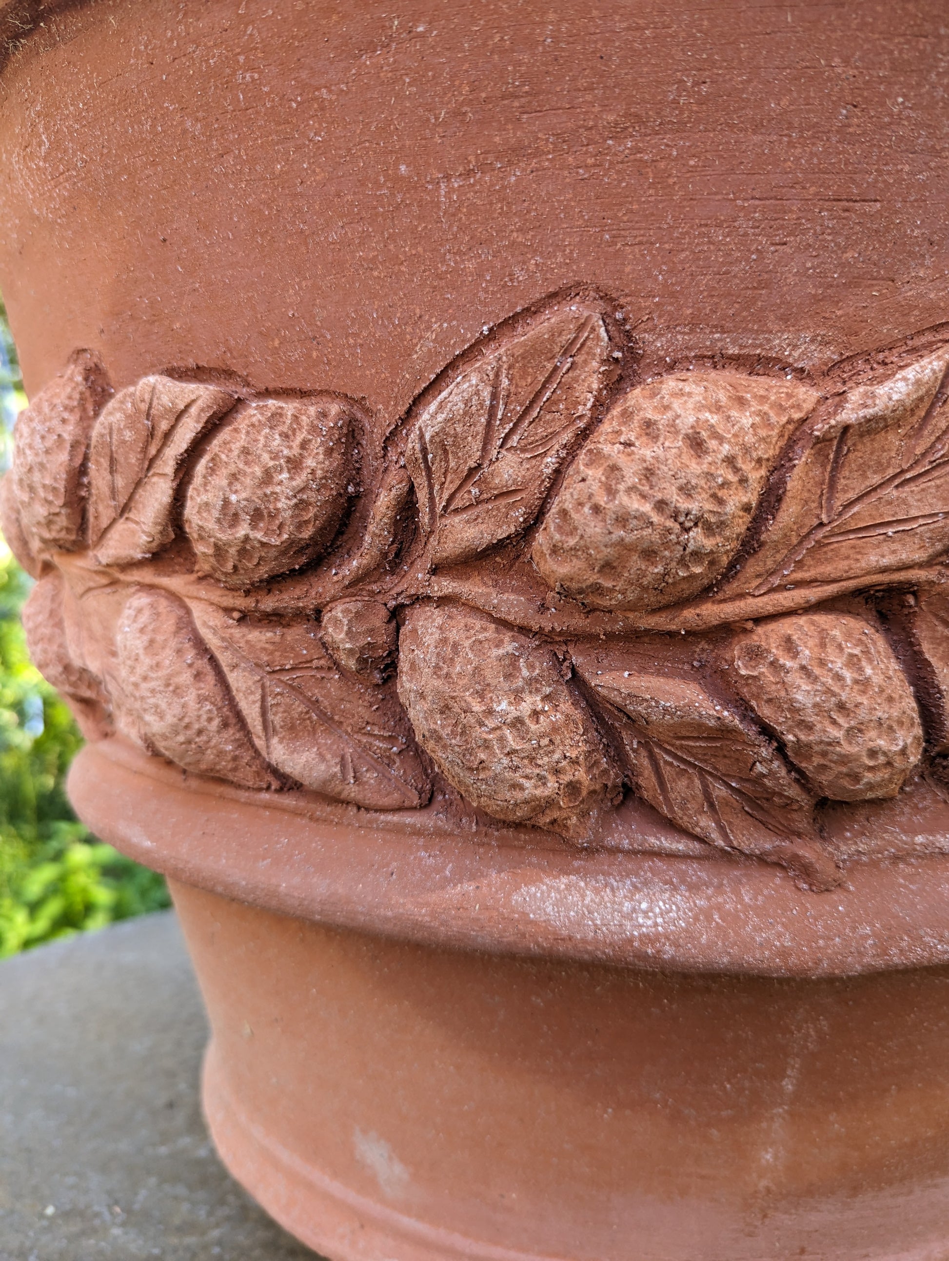 plant pot feet terracotta Italian "Limone" Terracotta Pot (50cm)