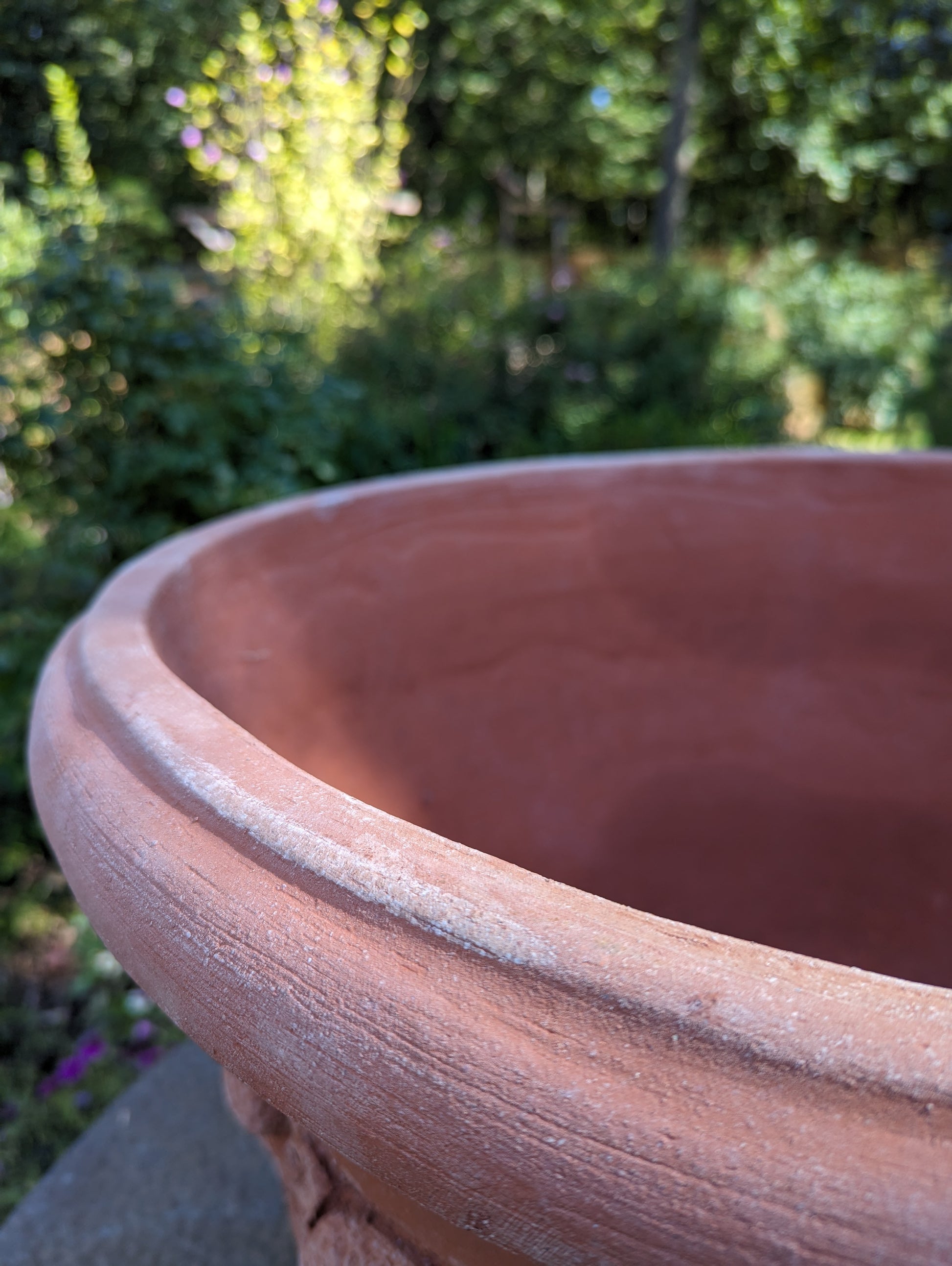 shallow clay pots for plants Italian "Limone" Terracotta Pot (50cm)
