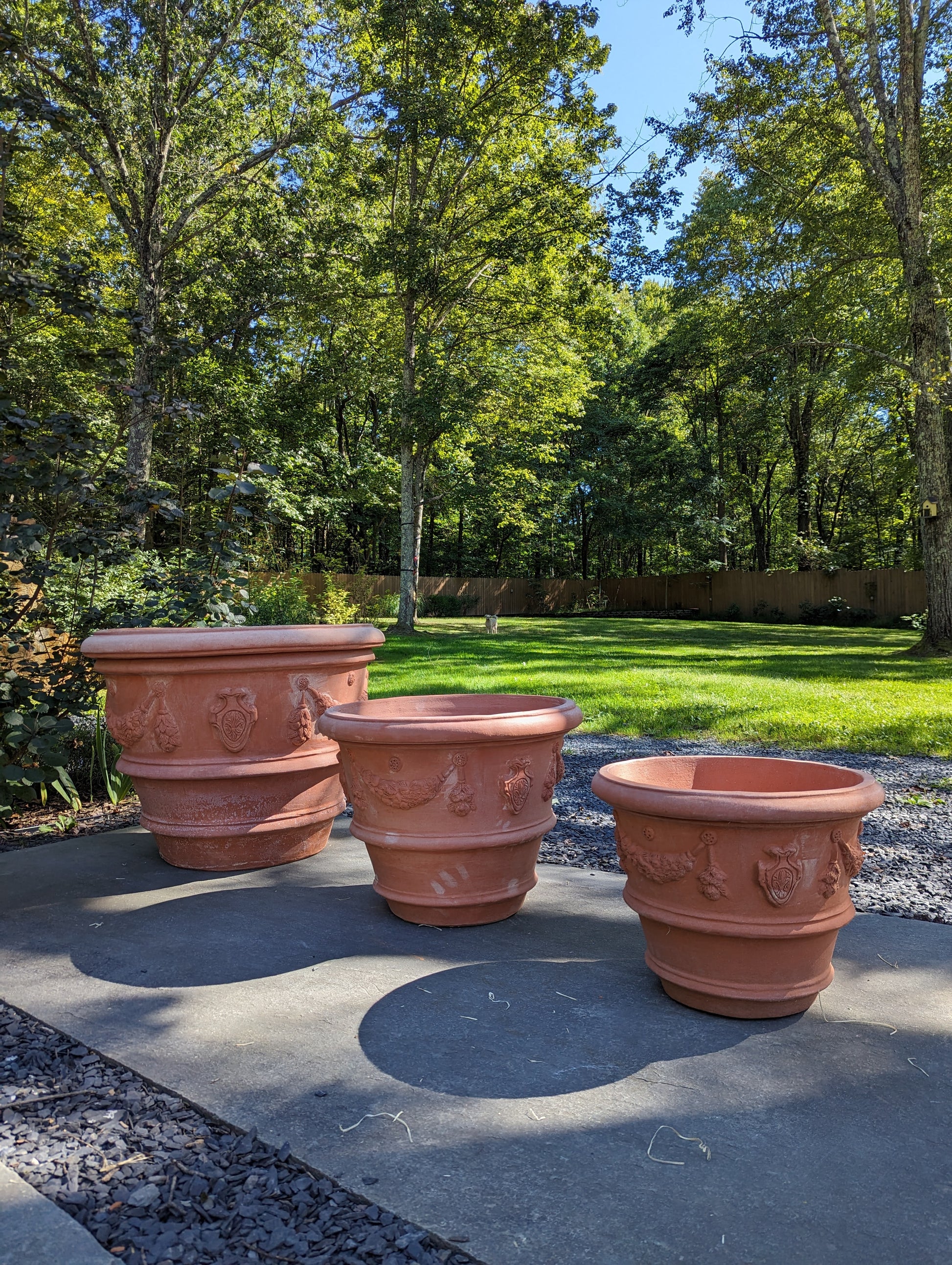 italian ceramic plant pots Italian "Firenze" Terracotta Pot (70cm)