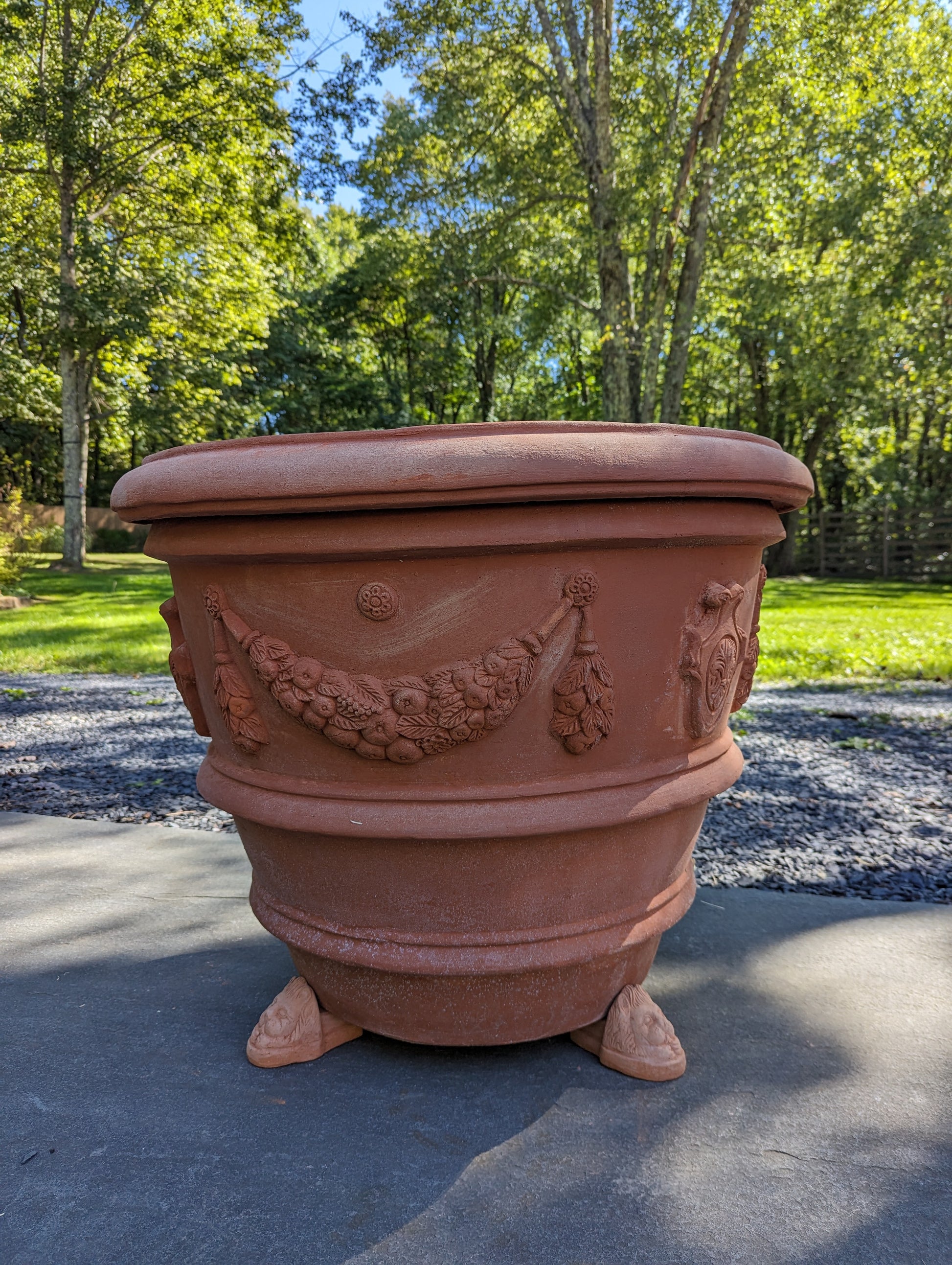 tall terracotta plant pots Italian "Firenze" Terracotta Pot (70cm)
