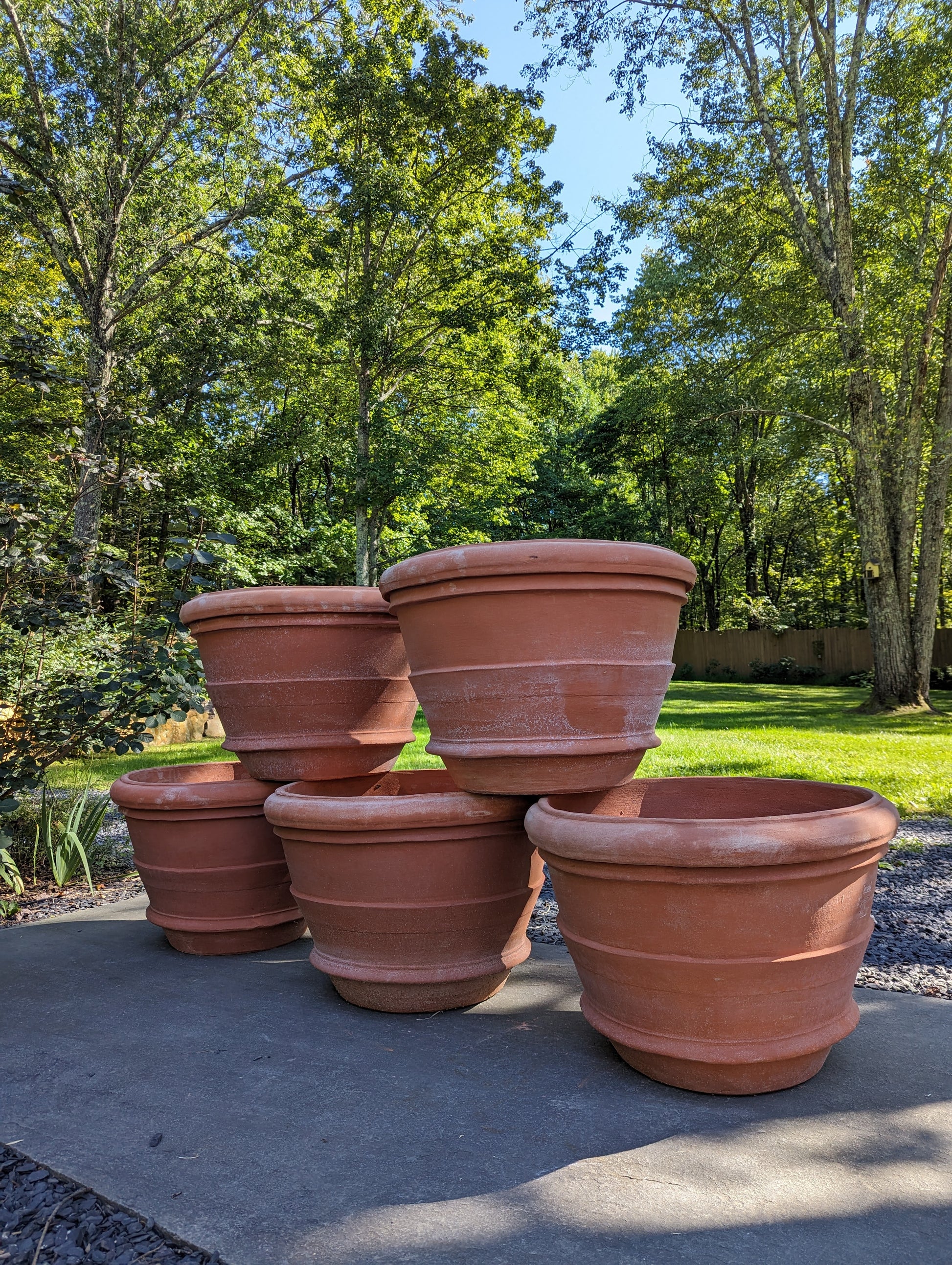 large terracotta planting pots Italian "Robusto" Terracotta Pot (55cm)