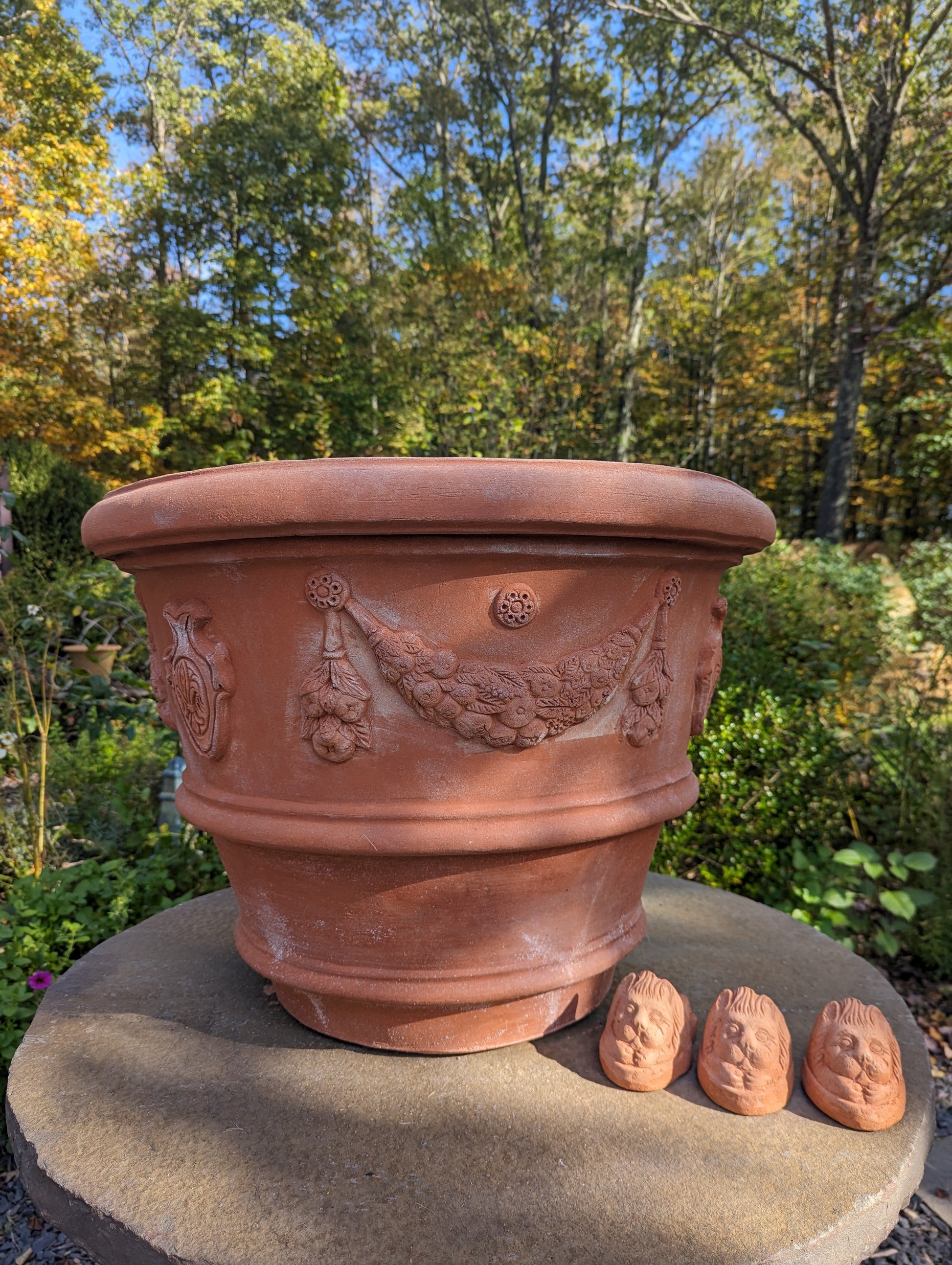 cheap clay pots for plants near me Italian "Firenze" Terracotta Pot (60cm)