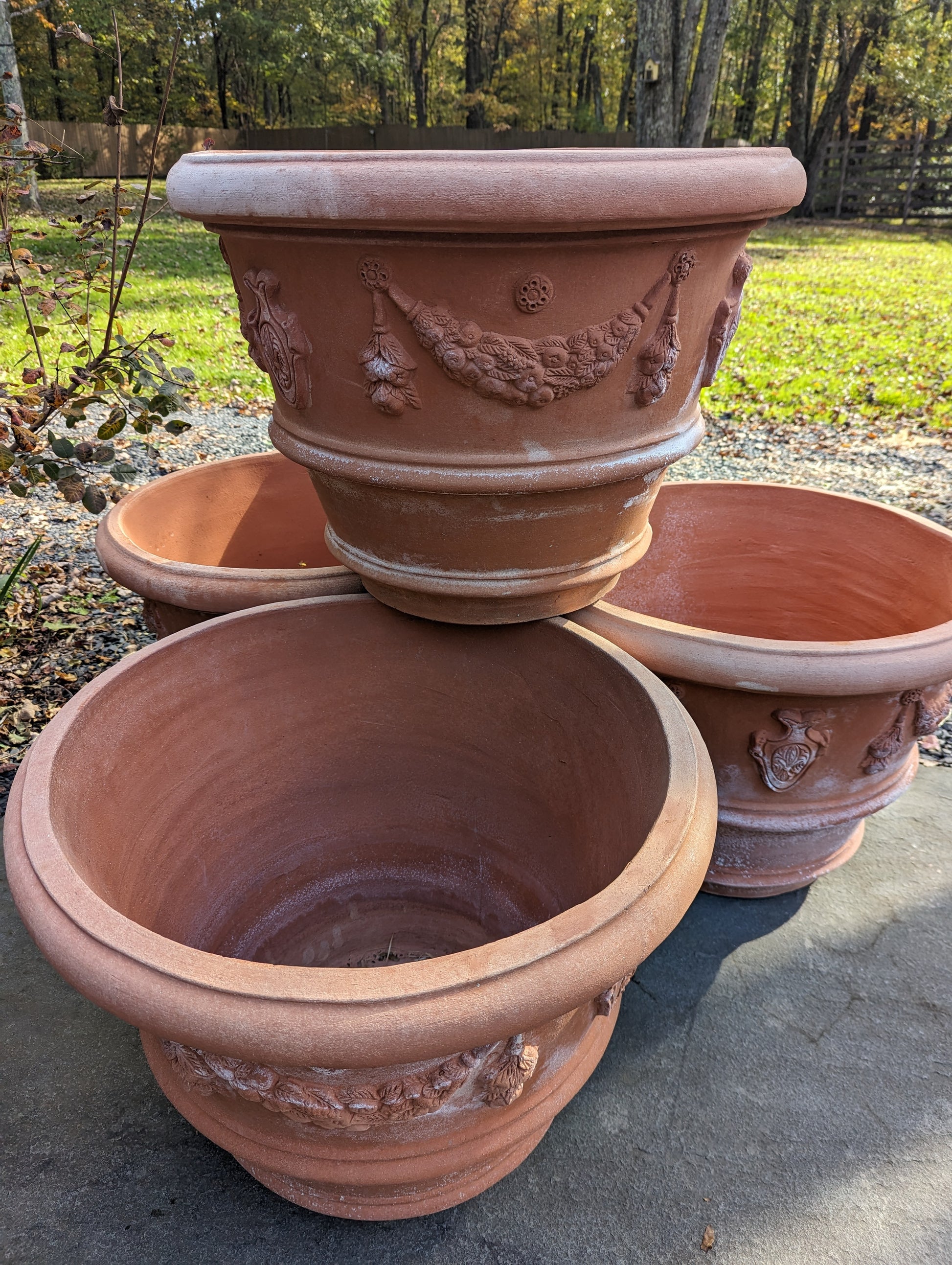 italian plant pots Italian "Firenze" Terracotta Pot (60cm)