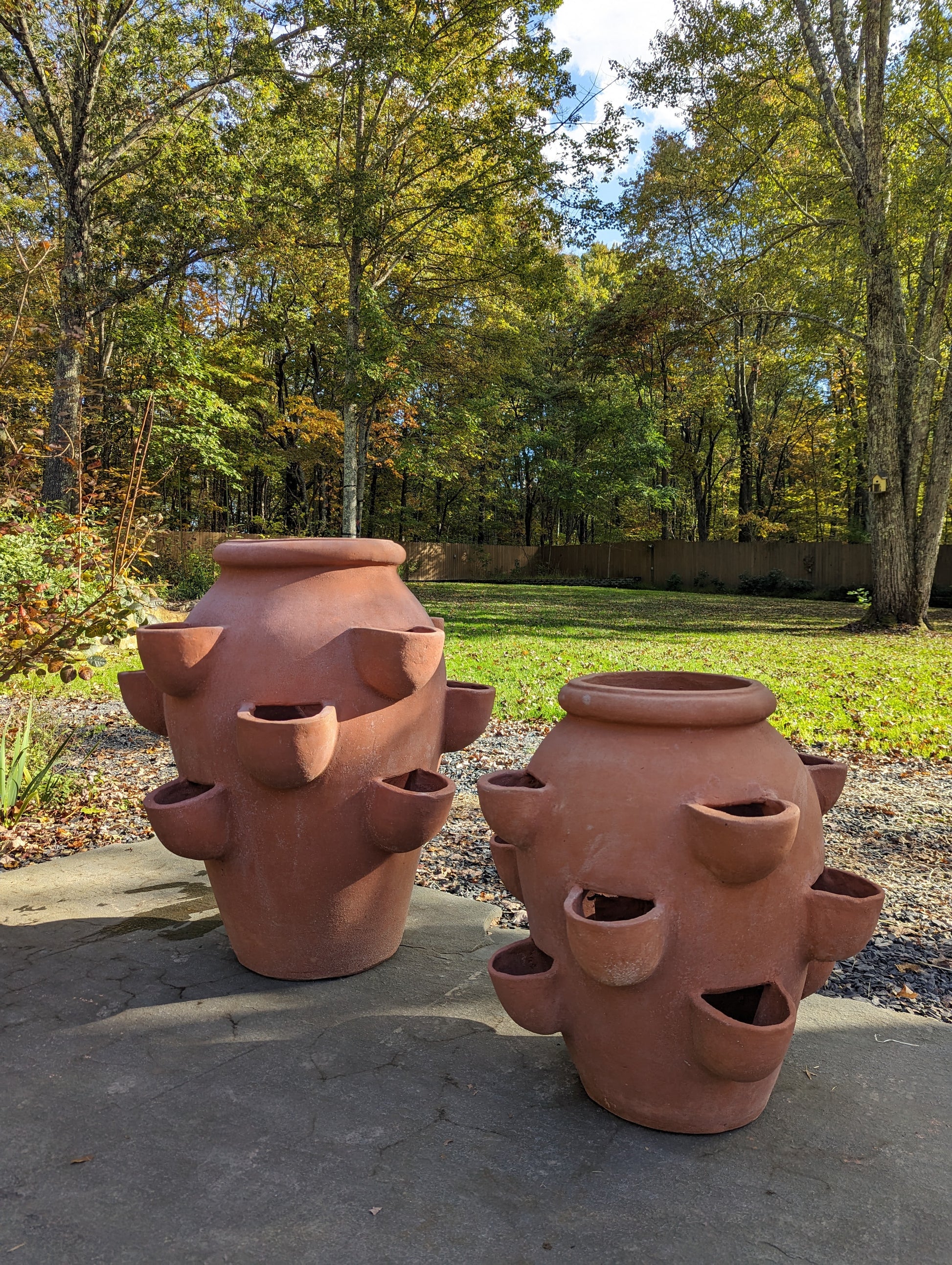 clay plant pots for sale near me Italian "Tasca" Terracotta Pot / Planter (60cm)