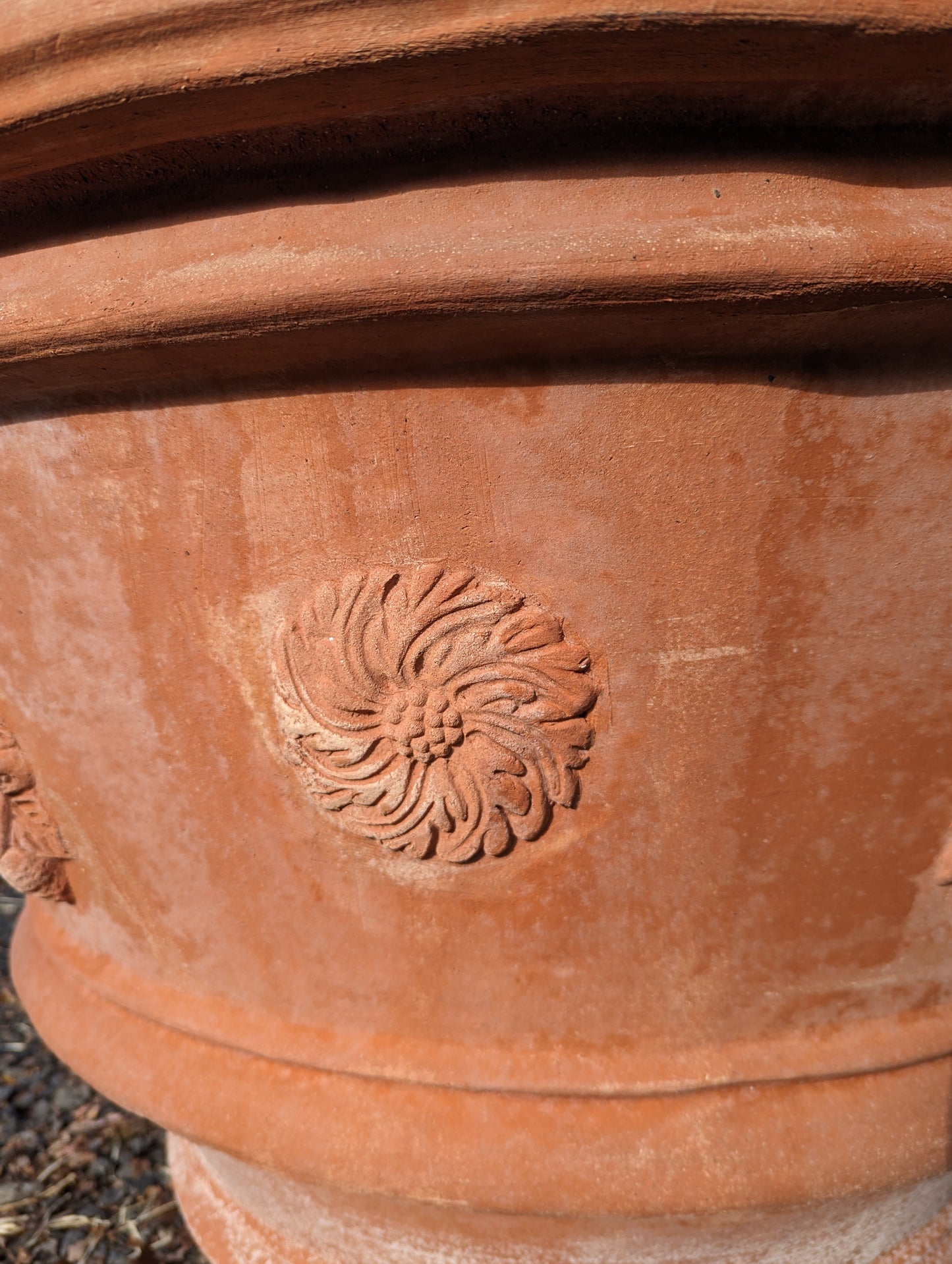 Italian "Firenze Rosa" Terracotta Pot (80cm)