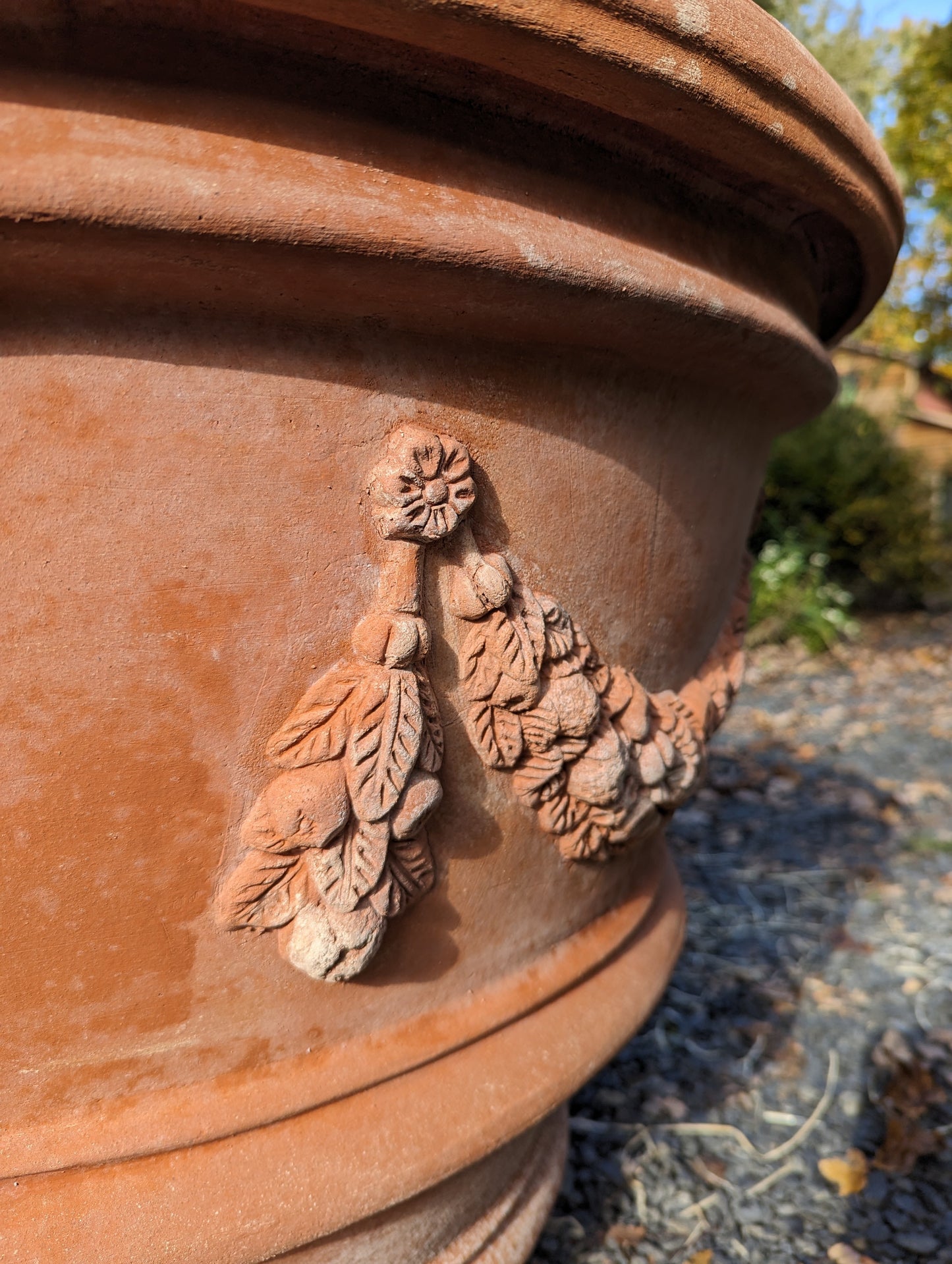 Italian "Firenze Rosa" Terracotta Pot (80cm)