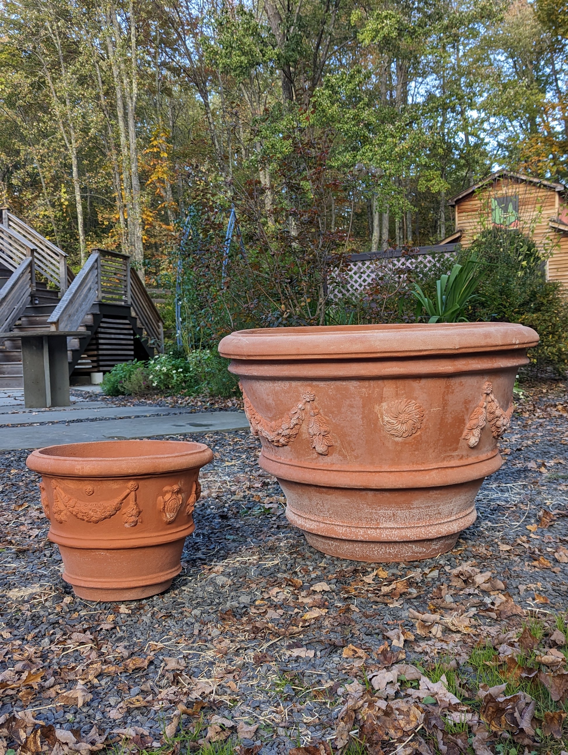 80 litre plant pot Italian "Firenze Rosa" Terracotta Pot (80cm)