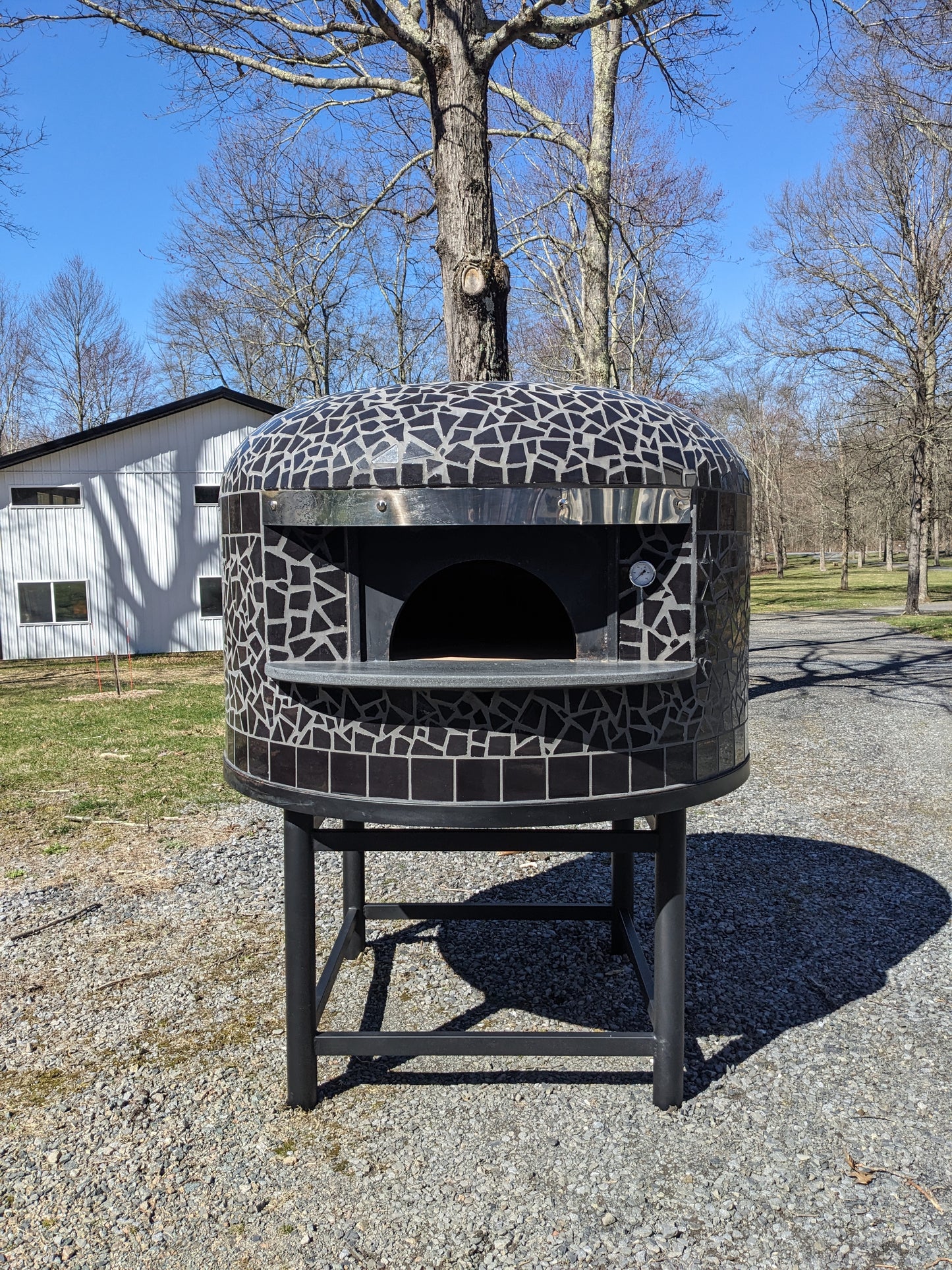 Authentic Italian Neapolitan Wood Fired Brick Dome Pizza Oven (PROPANE LOG LIGHTER INCLUDED)
