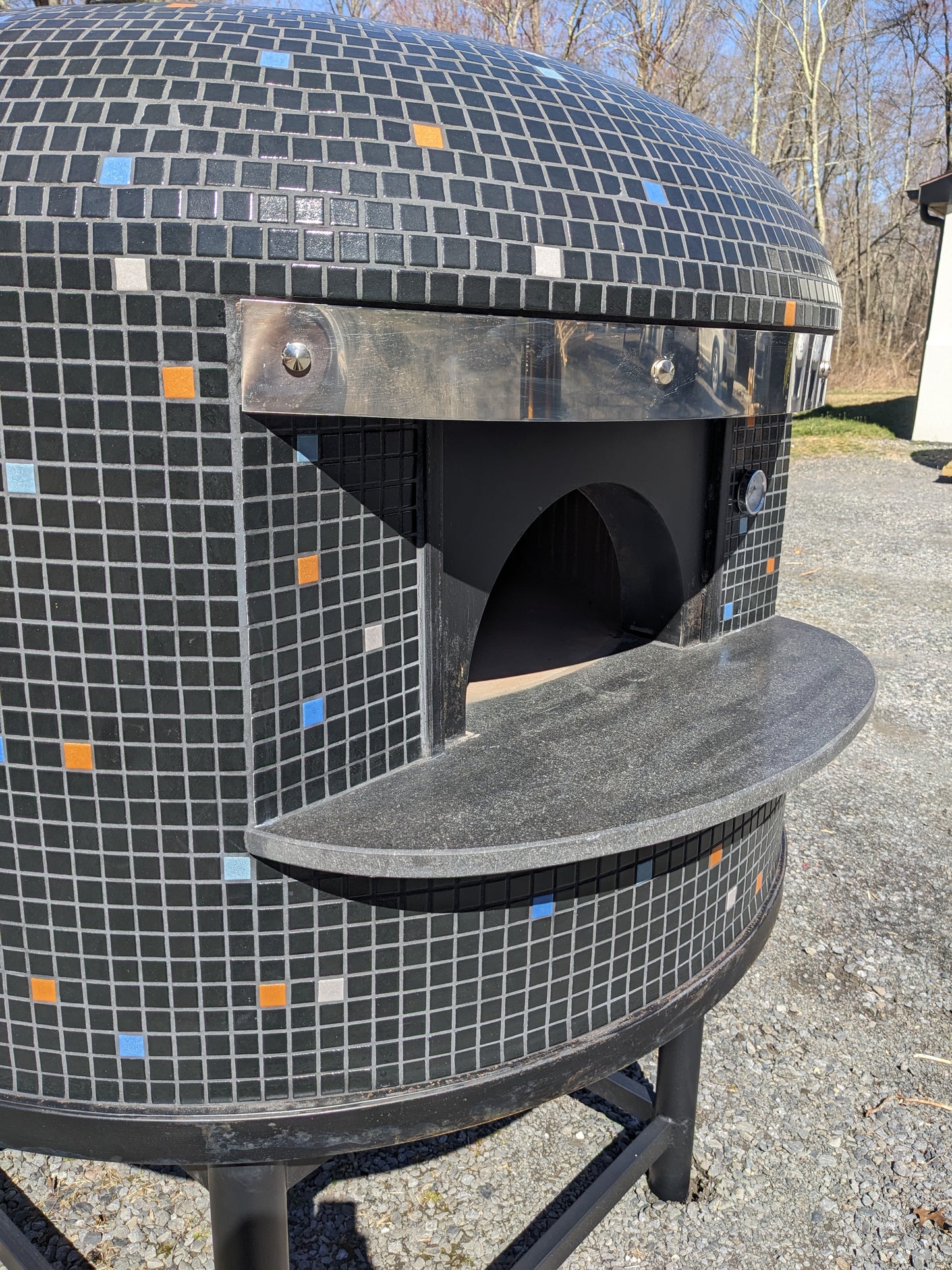 Authentic Italian Neapolitan Wood Fired Brick Dome Pizza Oven (PROPANE LOG LIGHTER INCLUDED)