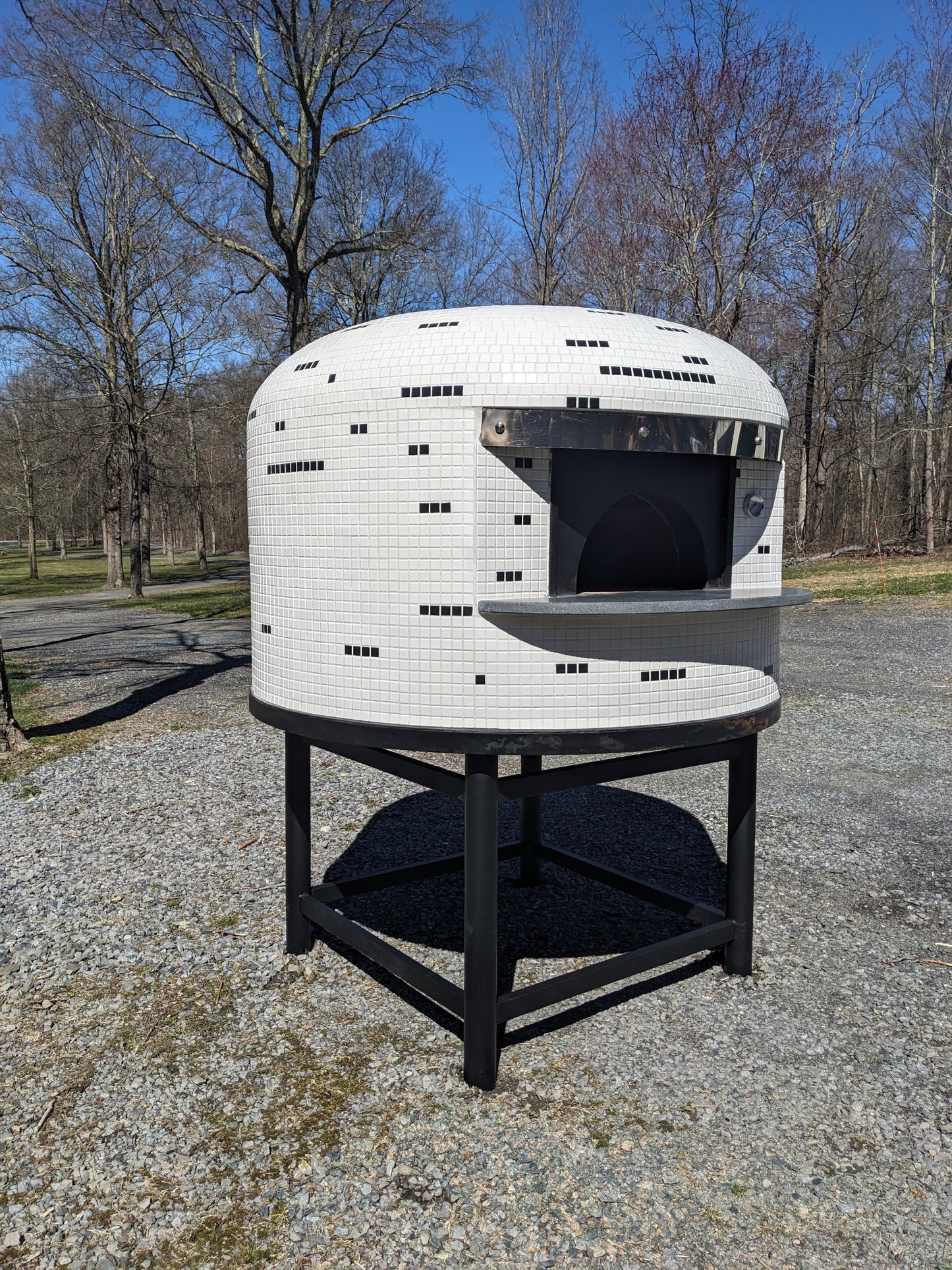 Authentic Italian Neapolitan Wood Fired Brick Dome Pizza Oven (PROPANE LOG LIGHTER INCLUDED)