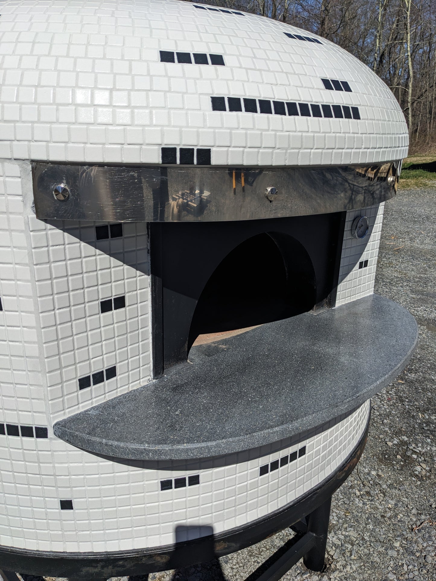 Authentic Italian Neapolitan Wood Fired Brick Dome Pizza Oven (PROPANE LOG LIGHTER INCLUDED)