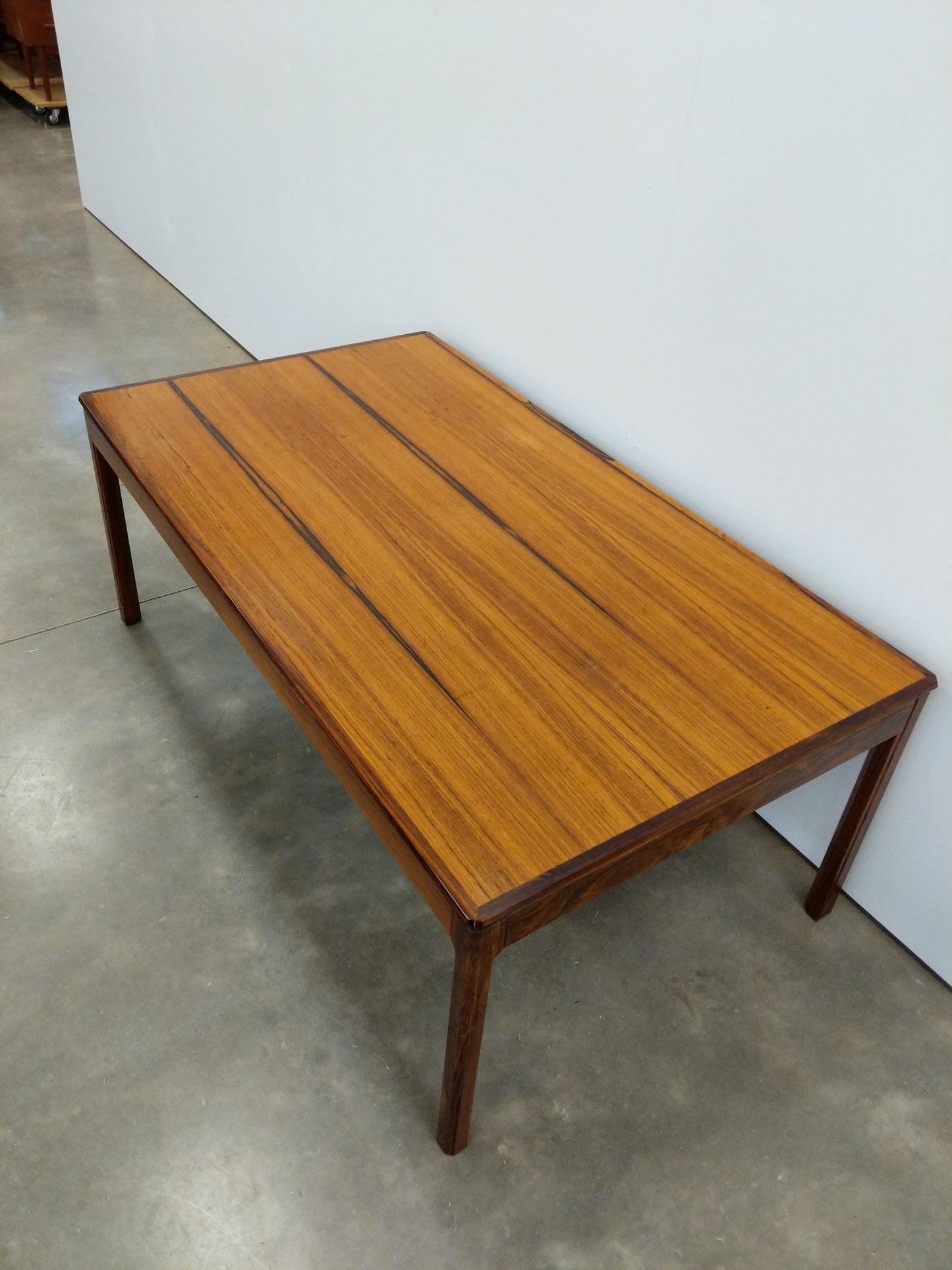 Vintage Danish Modern Rosewood Coffee Table