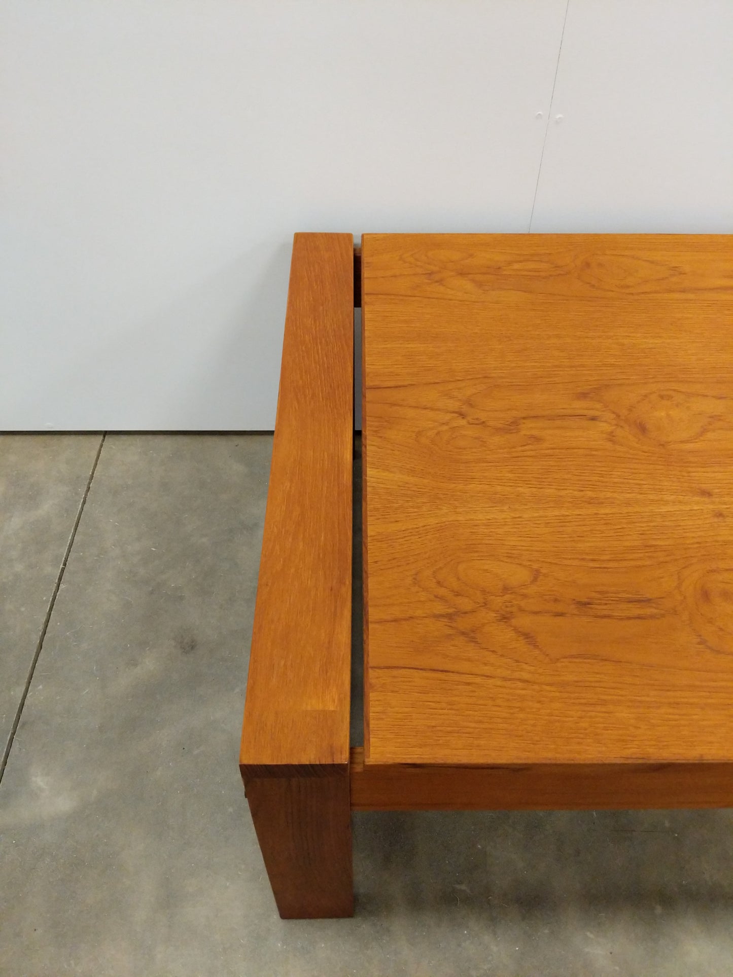 Vintage Mid Century Modern Teak Coffee Table