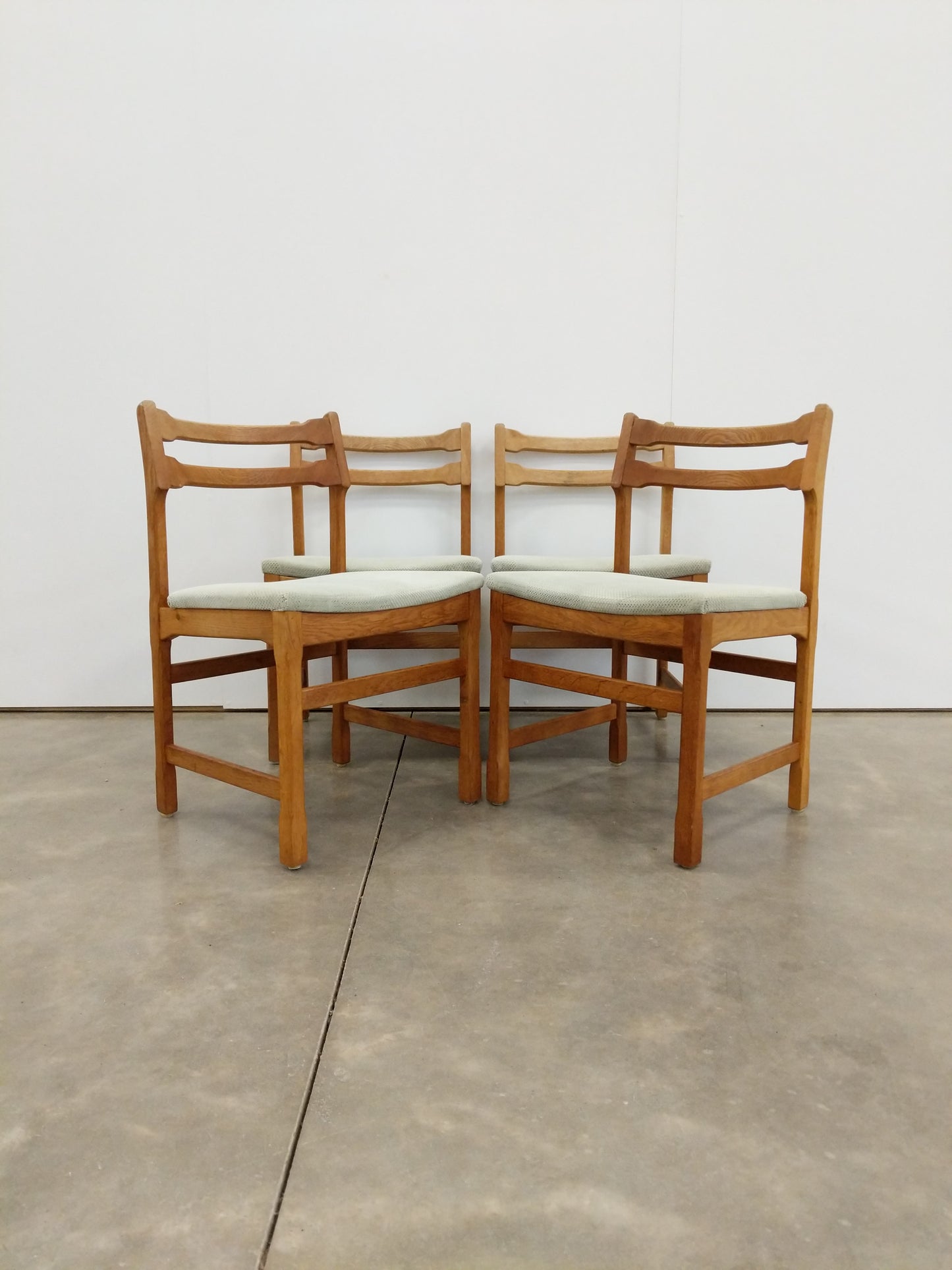 Set of 4 Vintage Danish Modern Dining Chairs