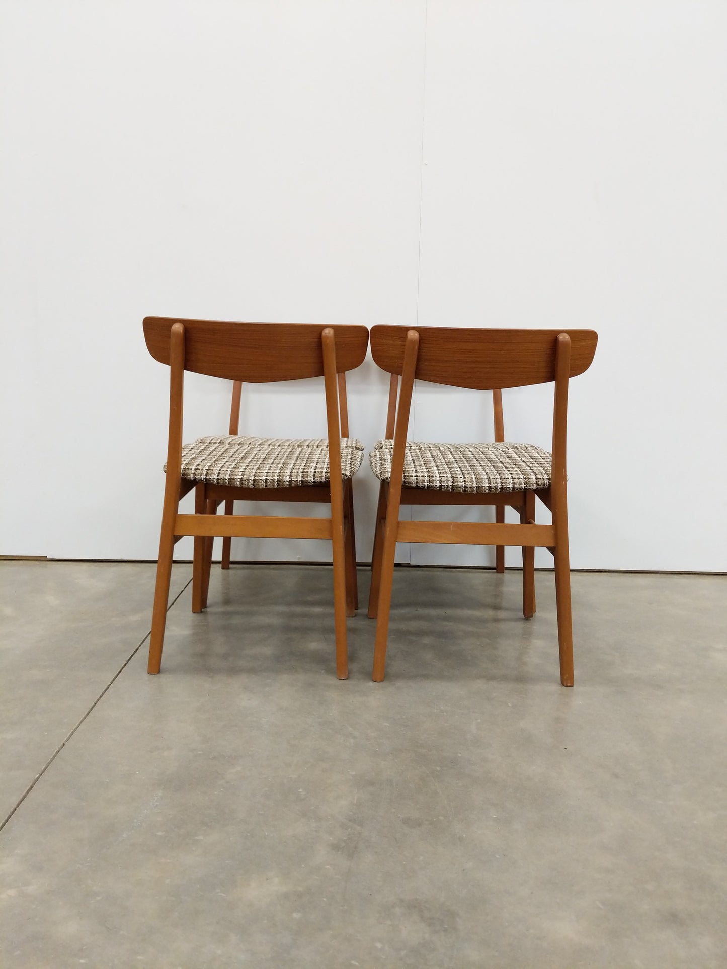 Set of 4 Vintage Danish Modern Dining Chairs by Farstrup