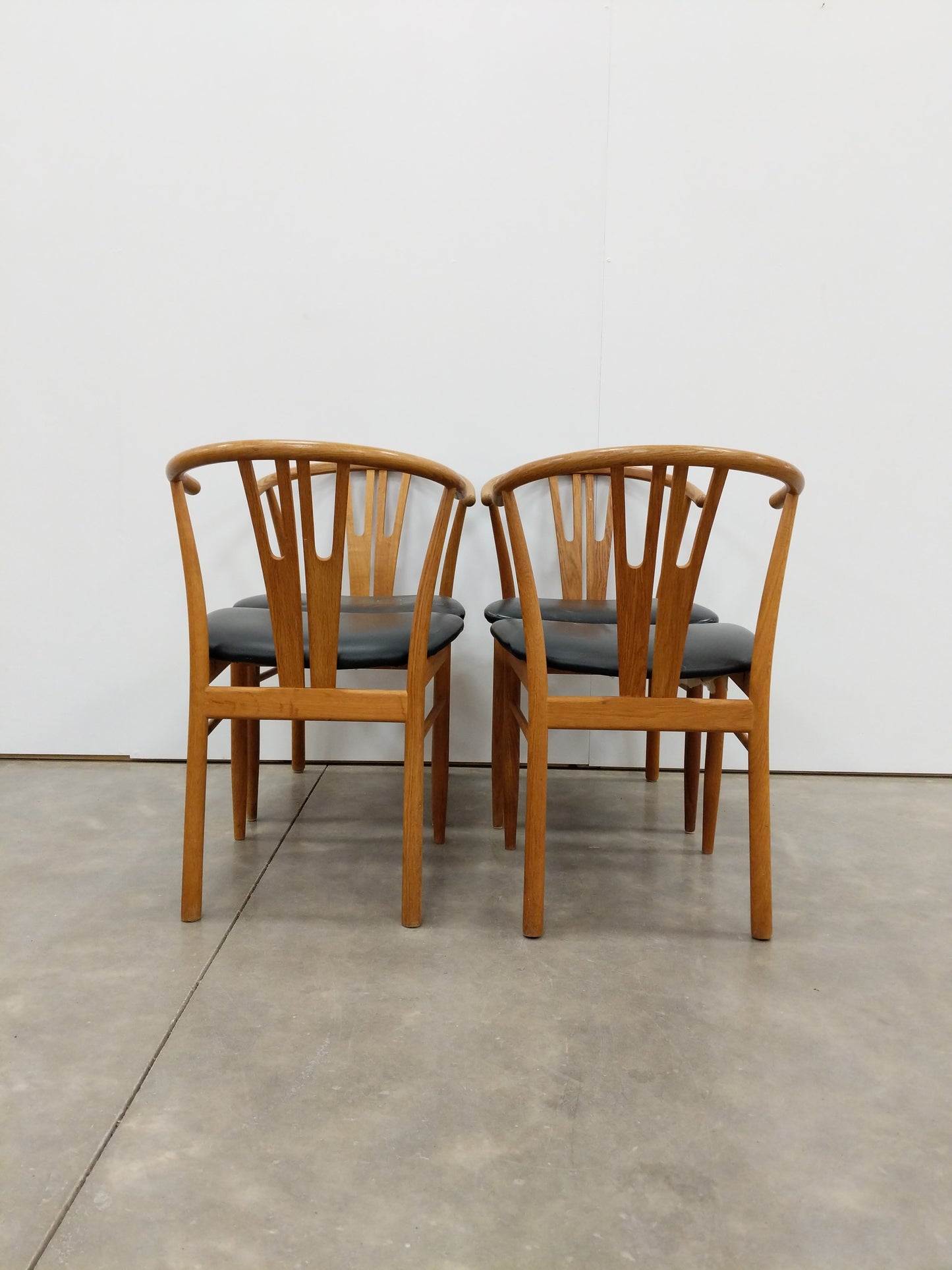 Set of 4 Vintage Danish Modern Dining Chairs