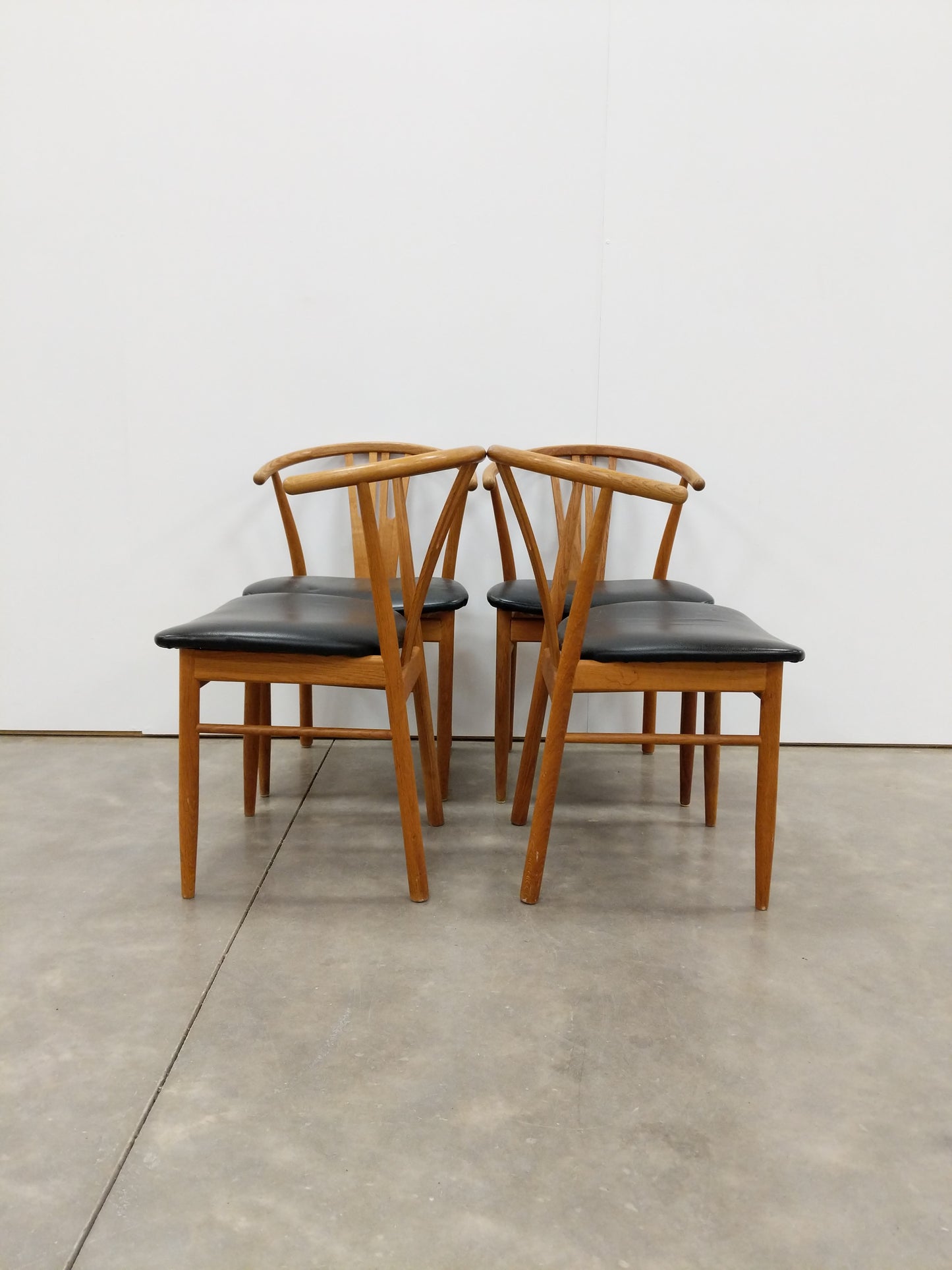 Set of 4 Vintage Danish Modern Dining Chairs