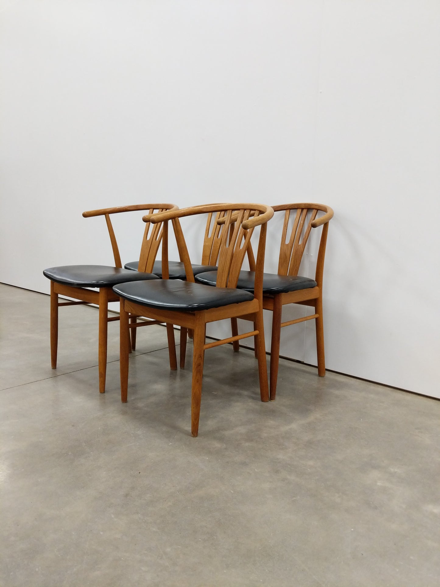 Set of 4 Vintage Danish Modern Dining Chairs