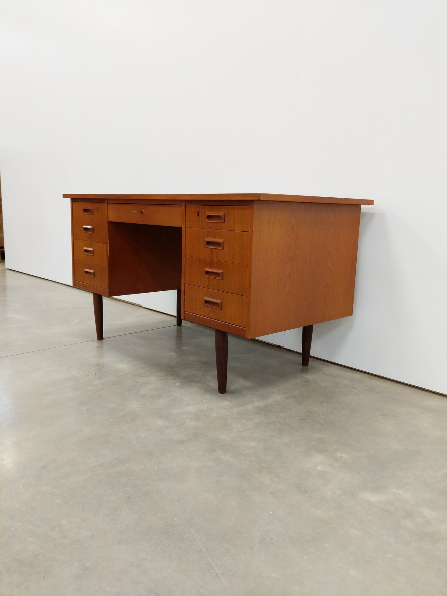 Vintage Danish Modern Teak Desk