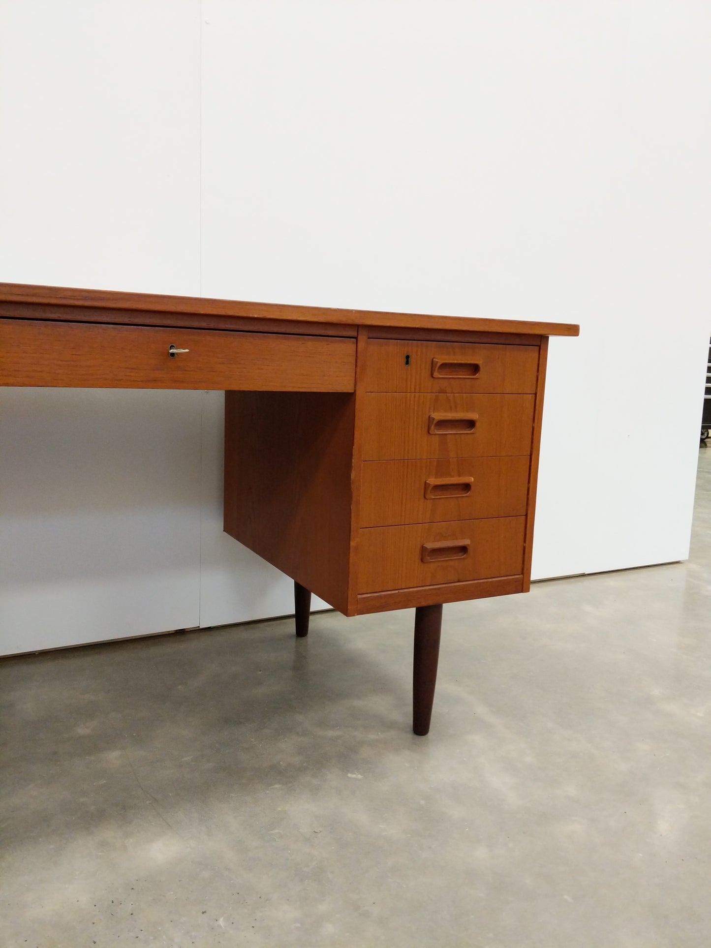 Vintage Danish Modern Teak Desk