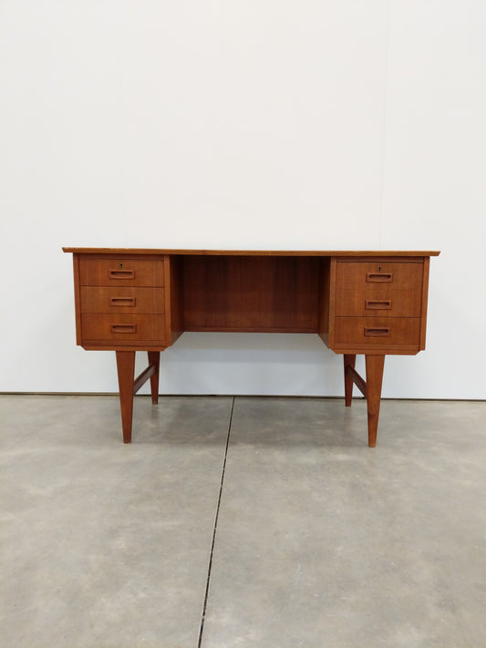 Vintage Danish Modern Teak Desk