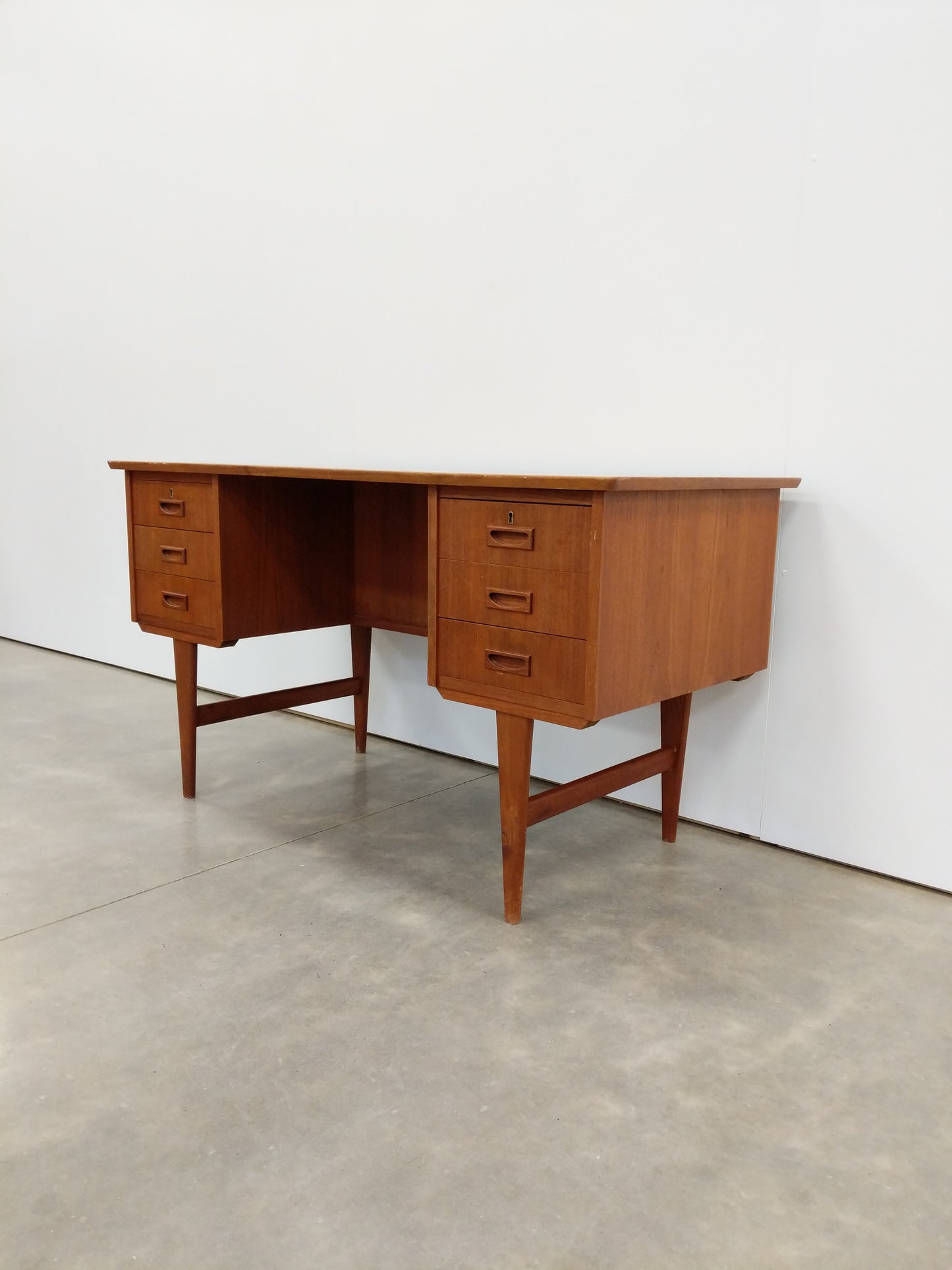 Vintage Danish Modern Teak Desk