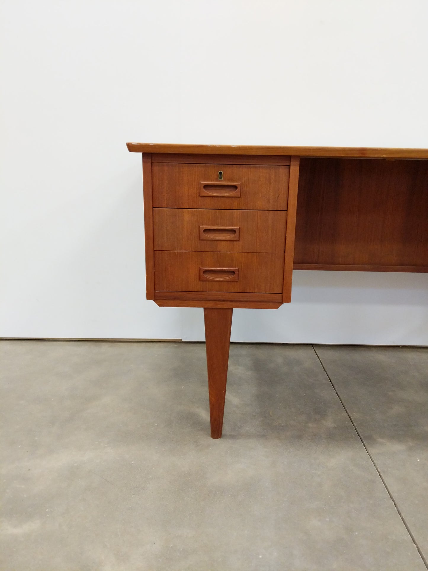 Vintage Danish Modern Teak Desk