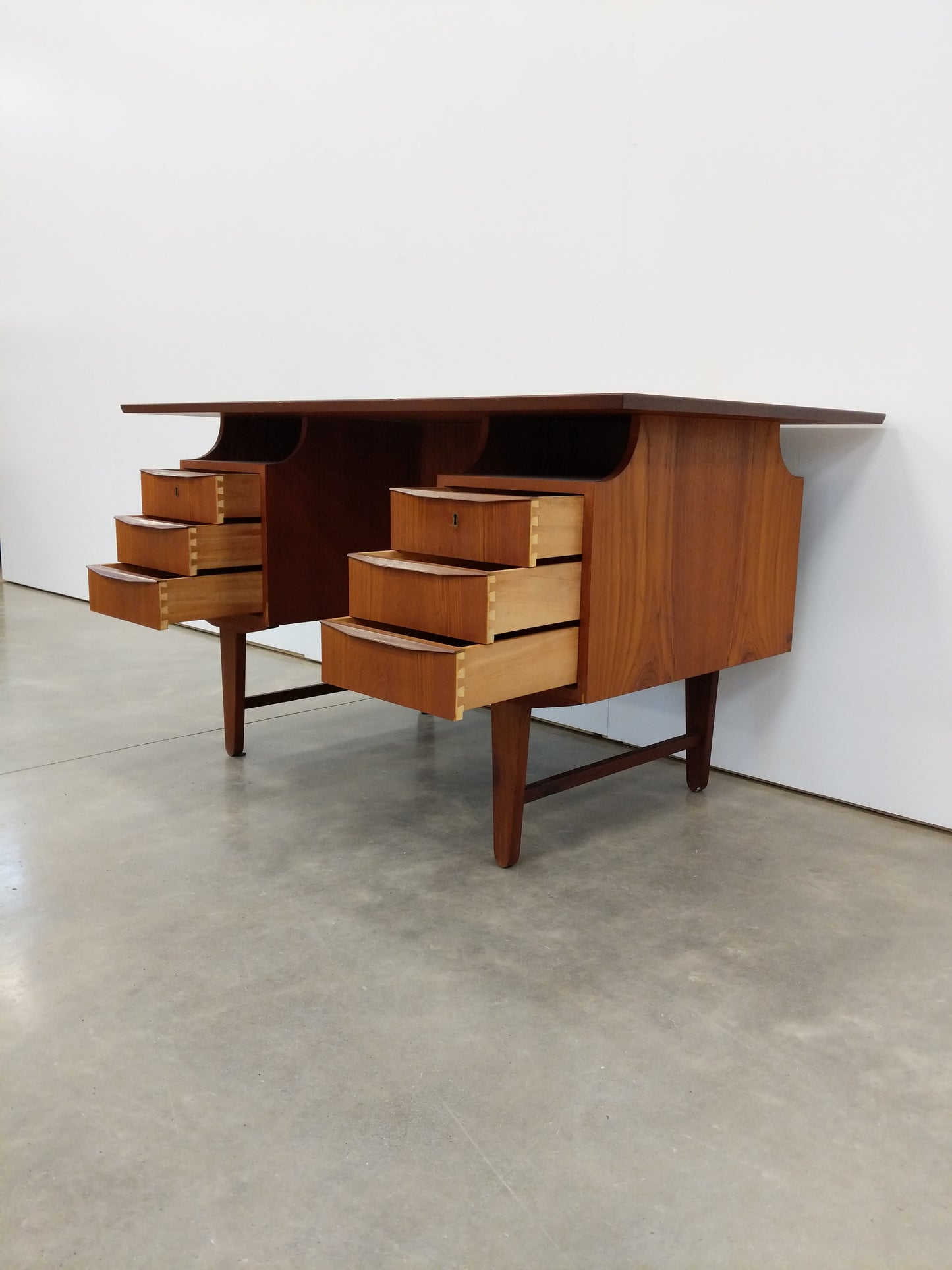Vintage Danish Modern Teak Desk