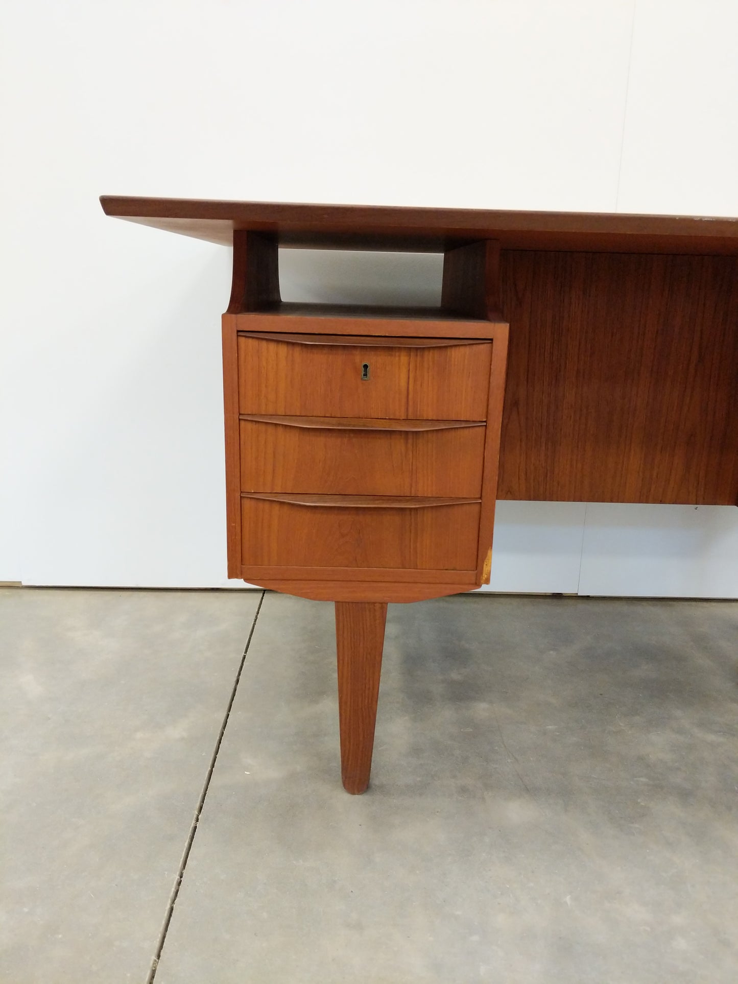 Vintage Danish Modern Teak Desk