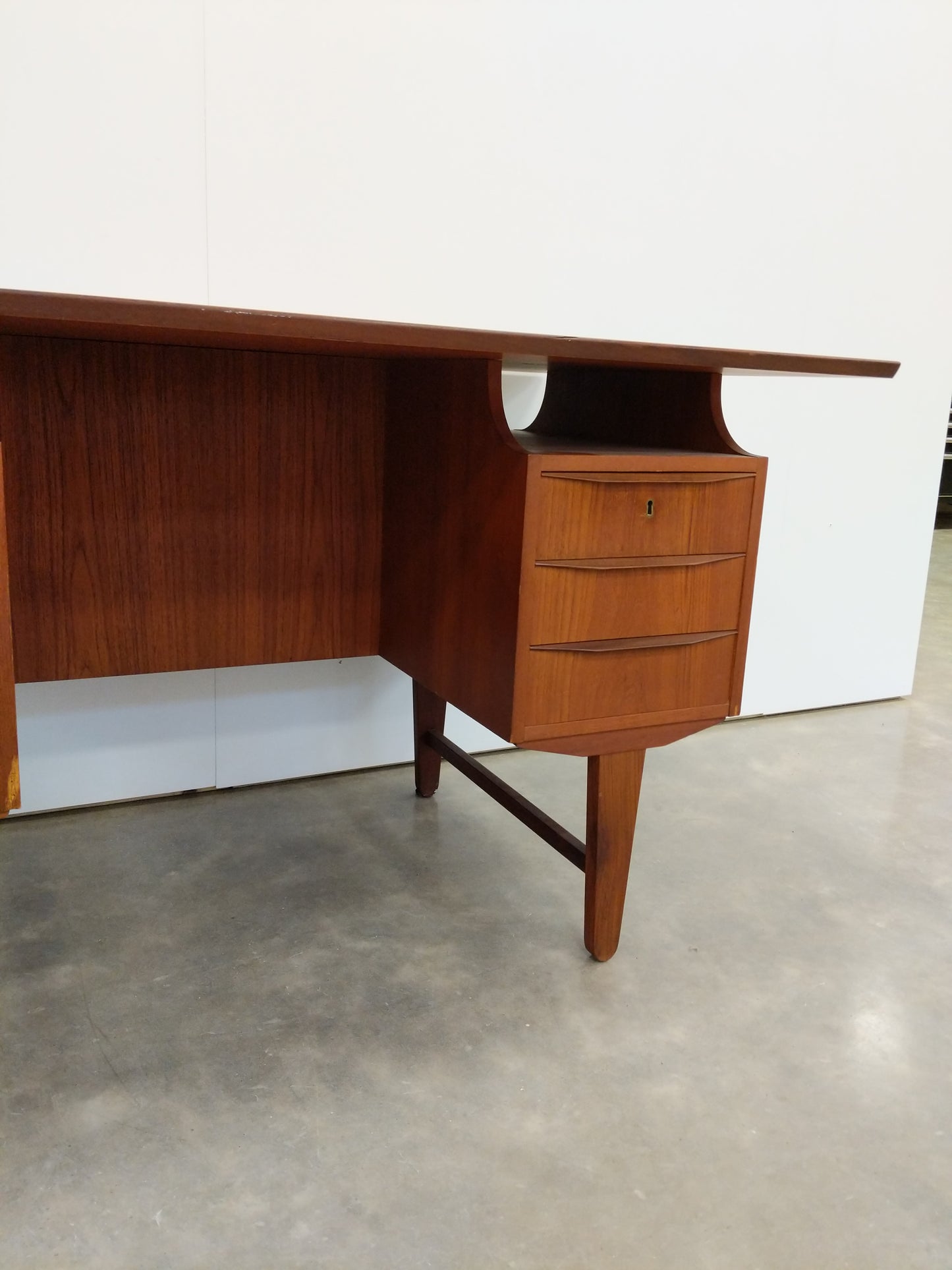 Vintage Danish Modern Teak Desk