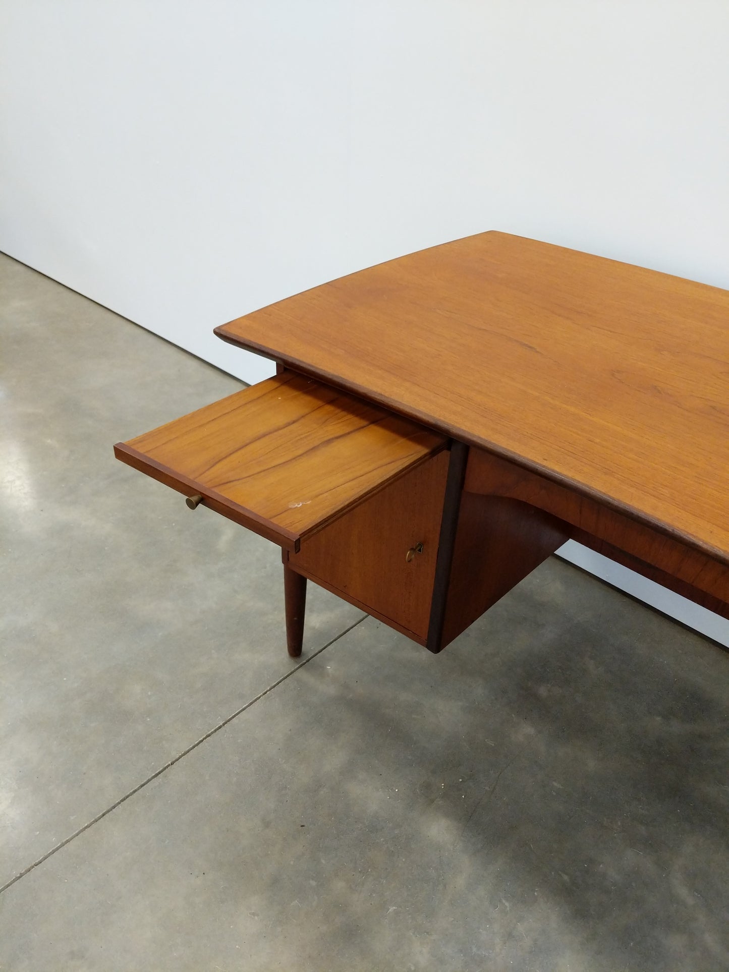 Vintage Danish Modern Teak Desk