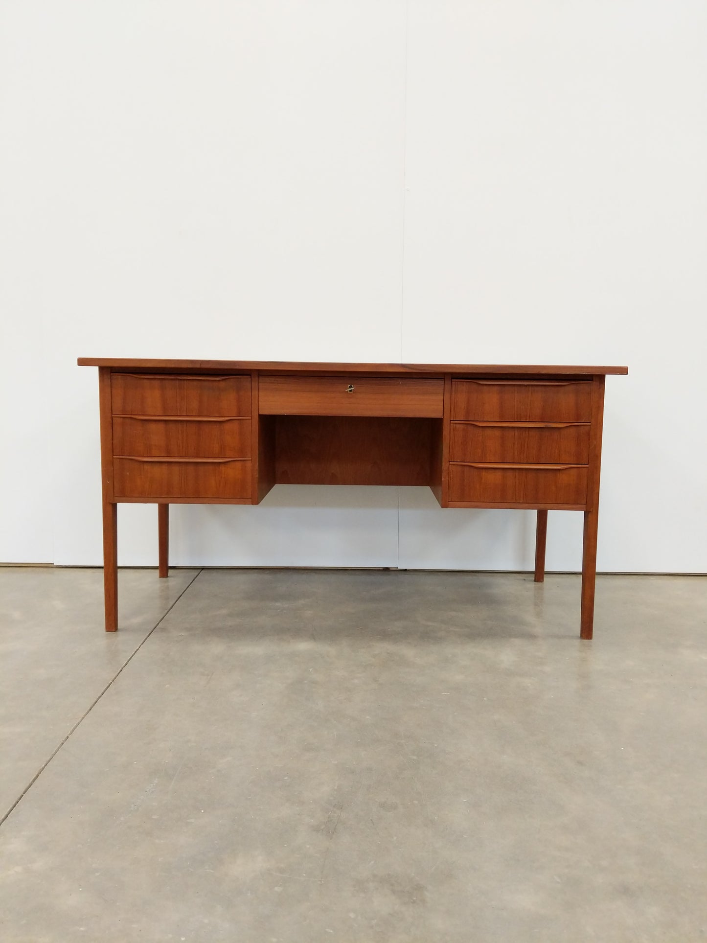 Vintage Danish Modern Teak Desk