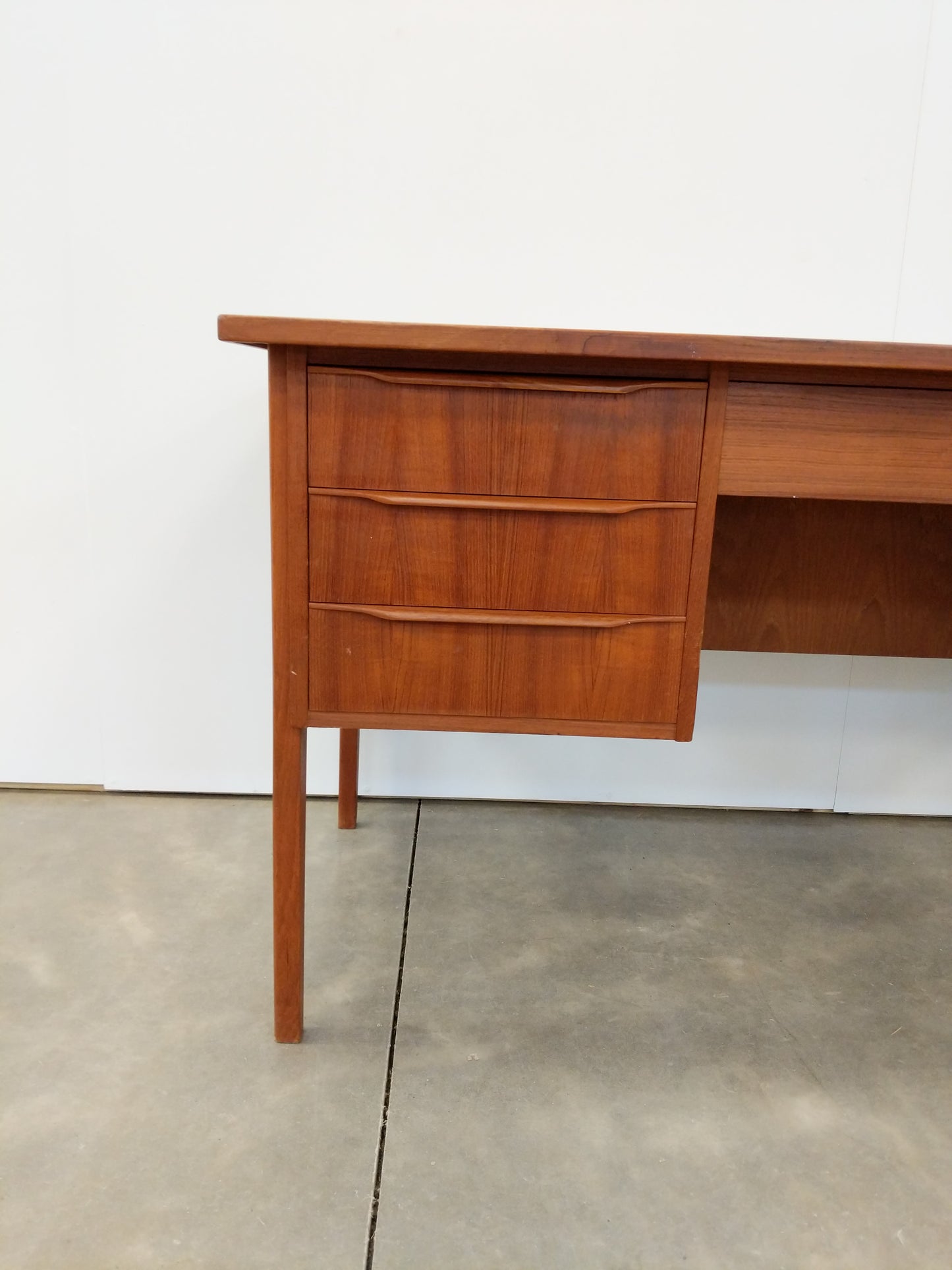 Vintage Danish Modern Teak Desk