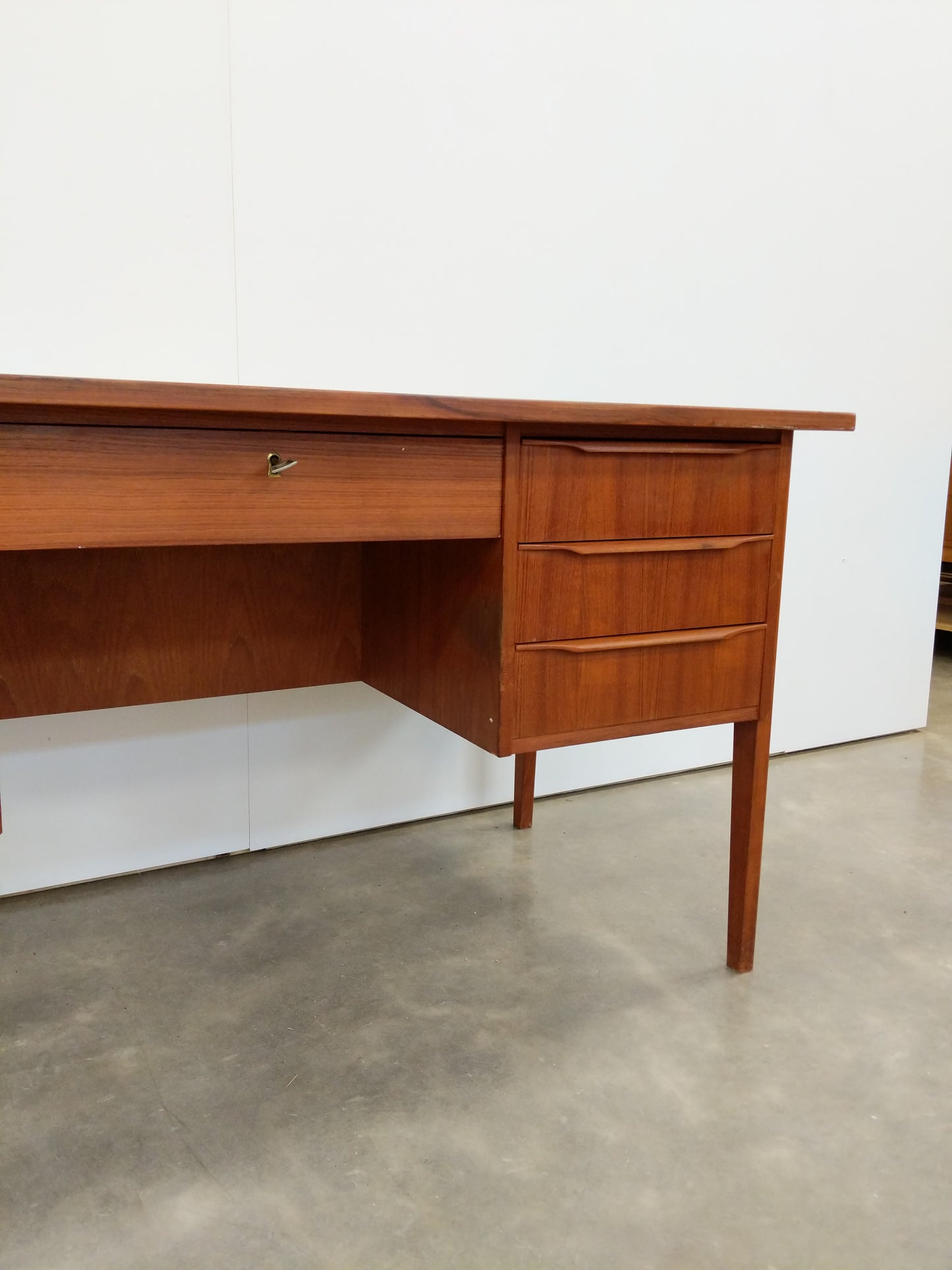 Vintage Danish Modern Teak Desk