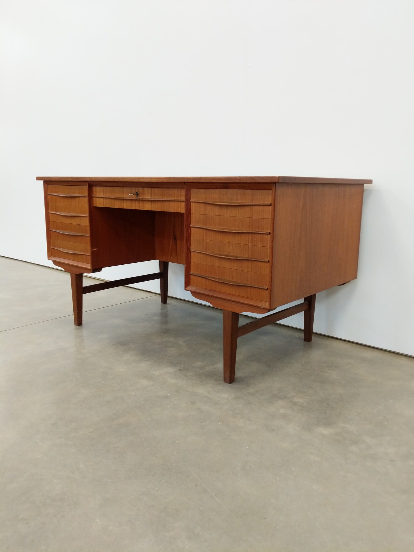 Vintage Danish Modern Teak Desk