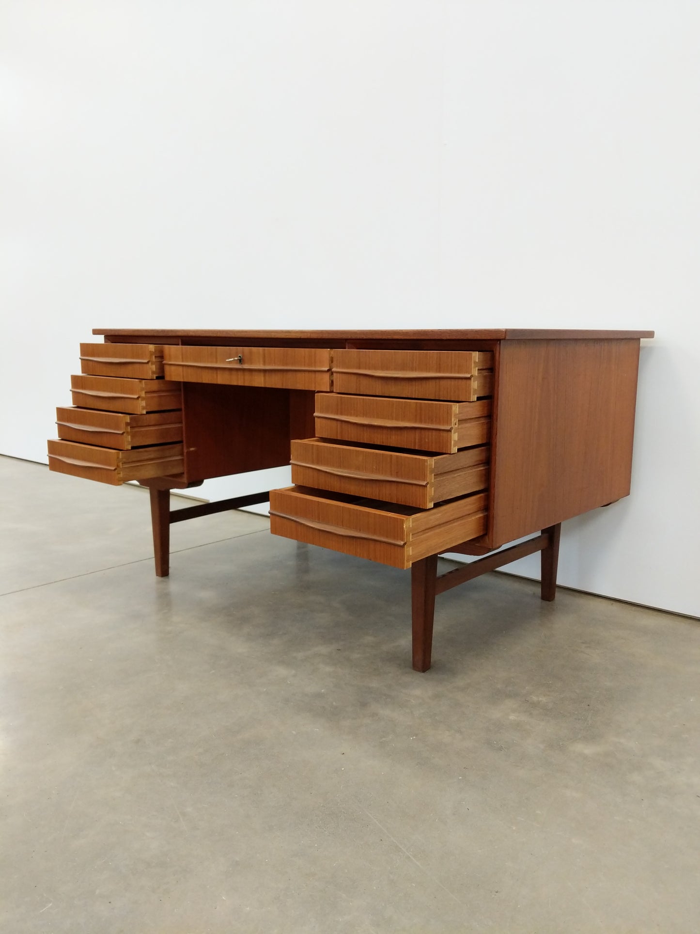 Vintage Danish Modern Teak Desk