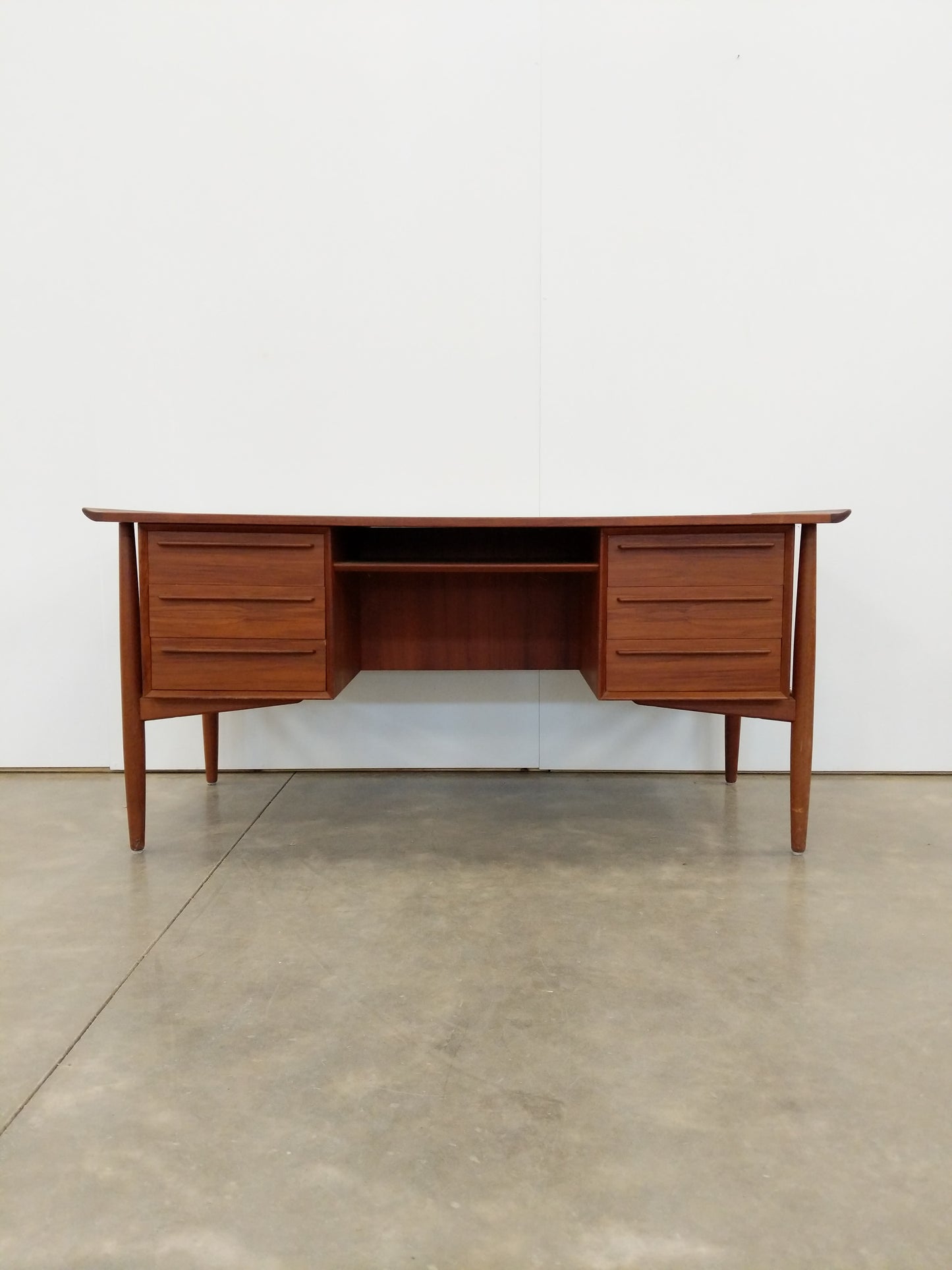 Vintage Danish Modern Teak Desk