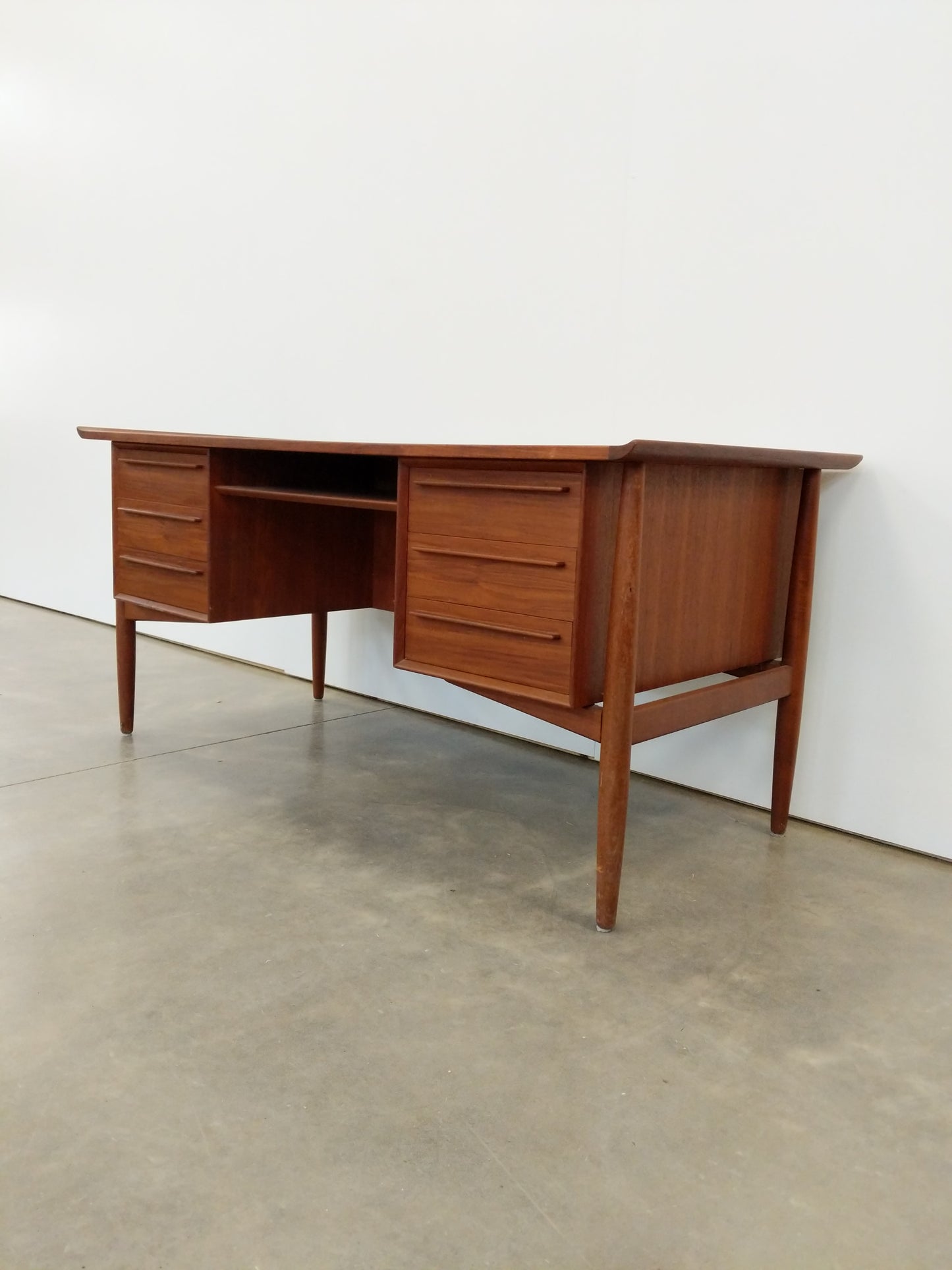 Vintage Danish Modern Teak Desk