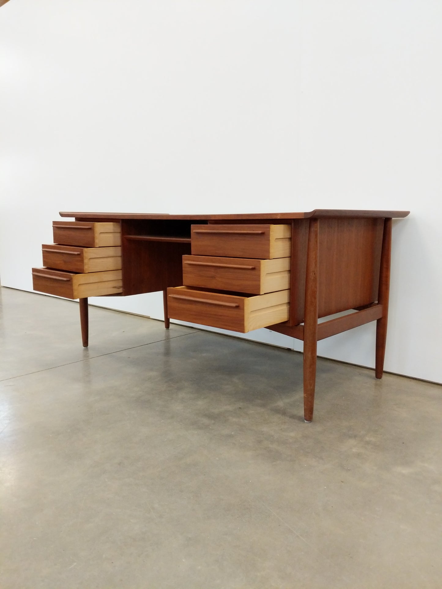 Vintage Danish Modern Teak Desk