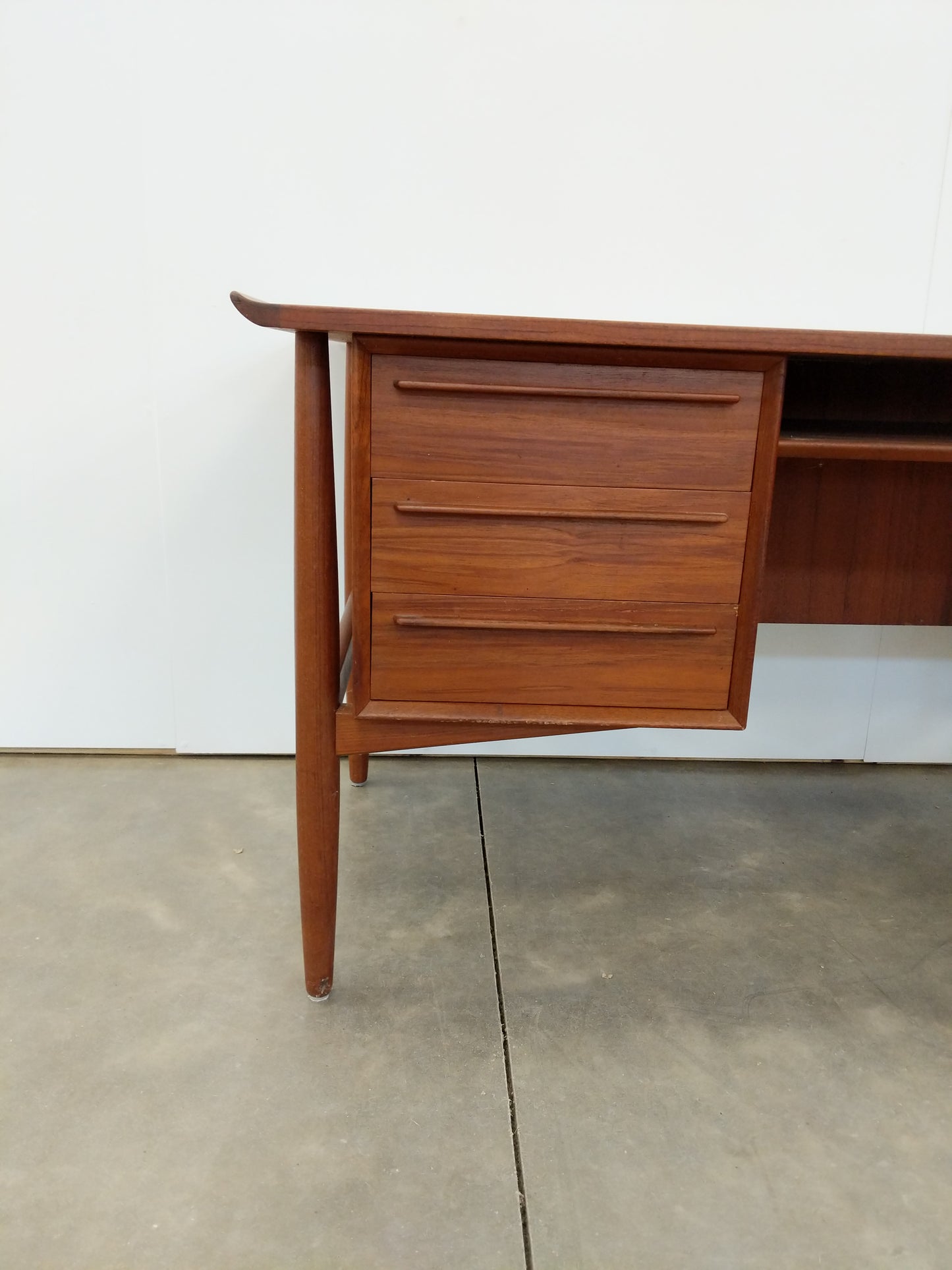 Vintage Danish Modern Teak Desk