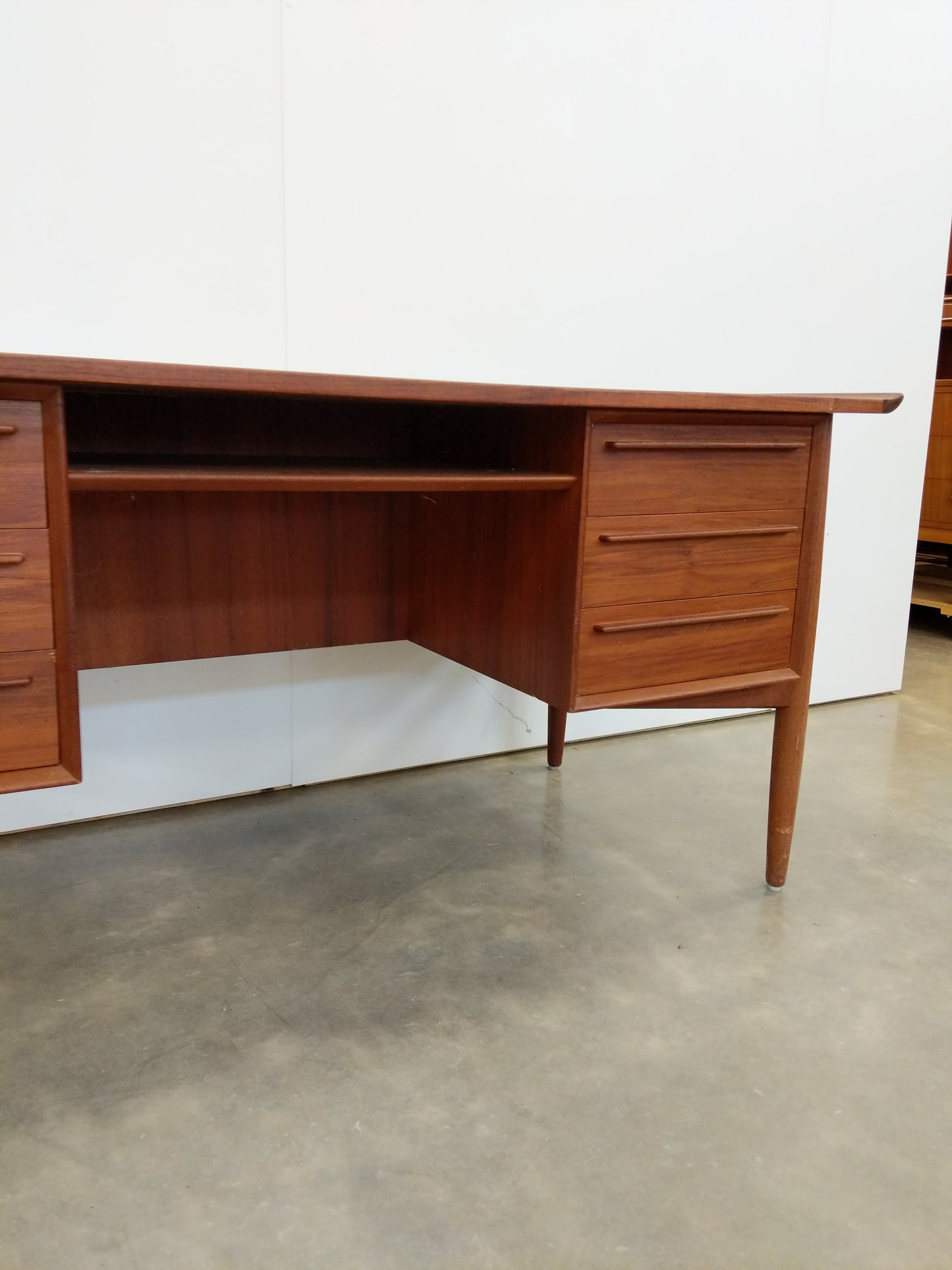 Vintage Danish Modern Teak Desk