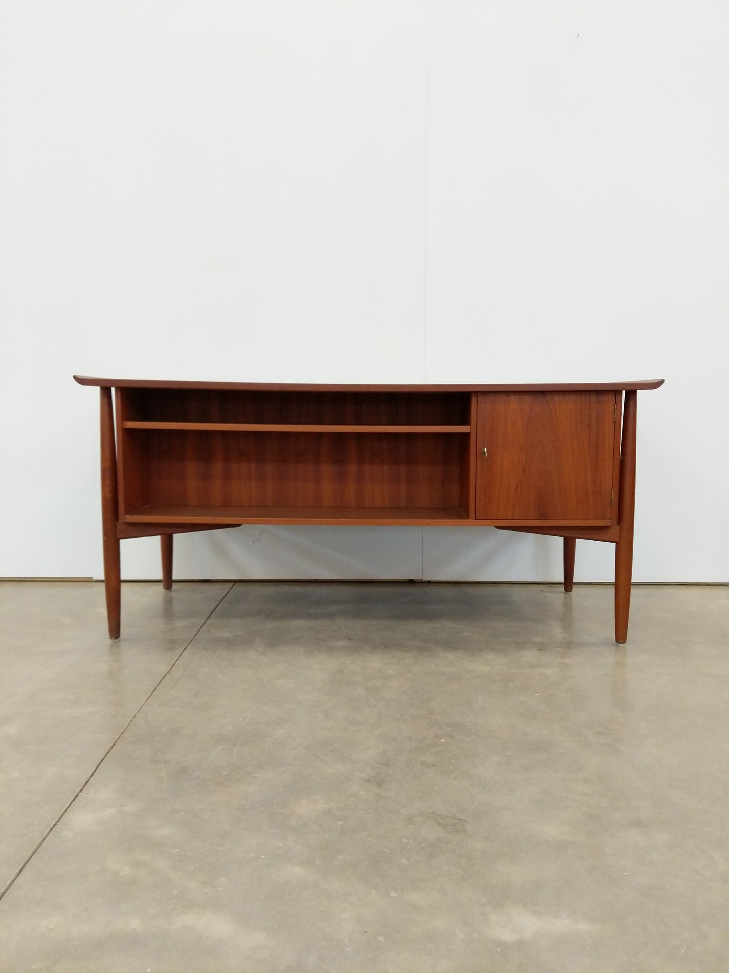 Vintage Danish Modern Teak Desk