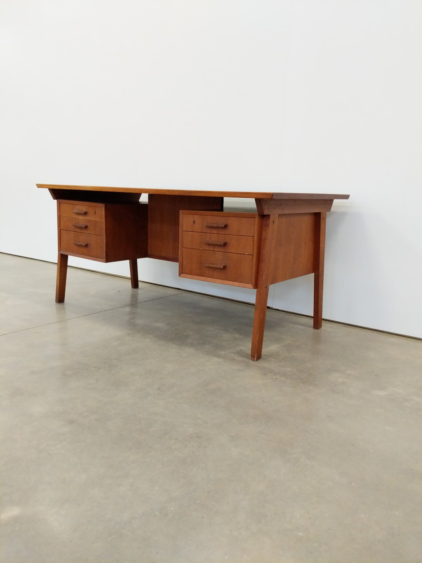 Vintage Danish Modern Teak Desk