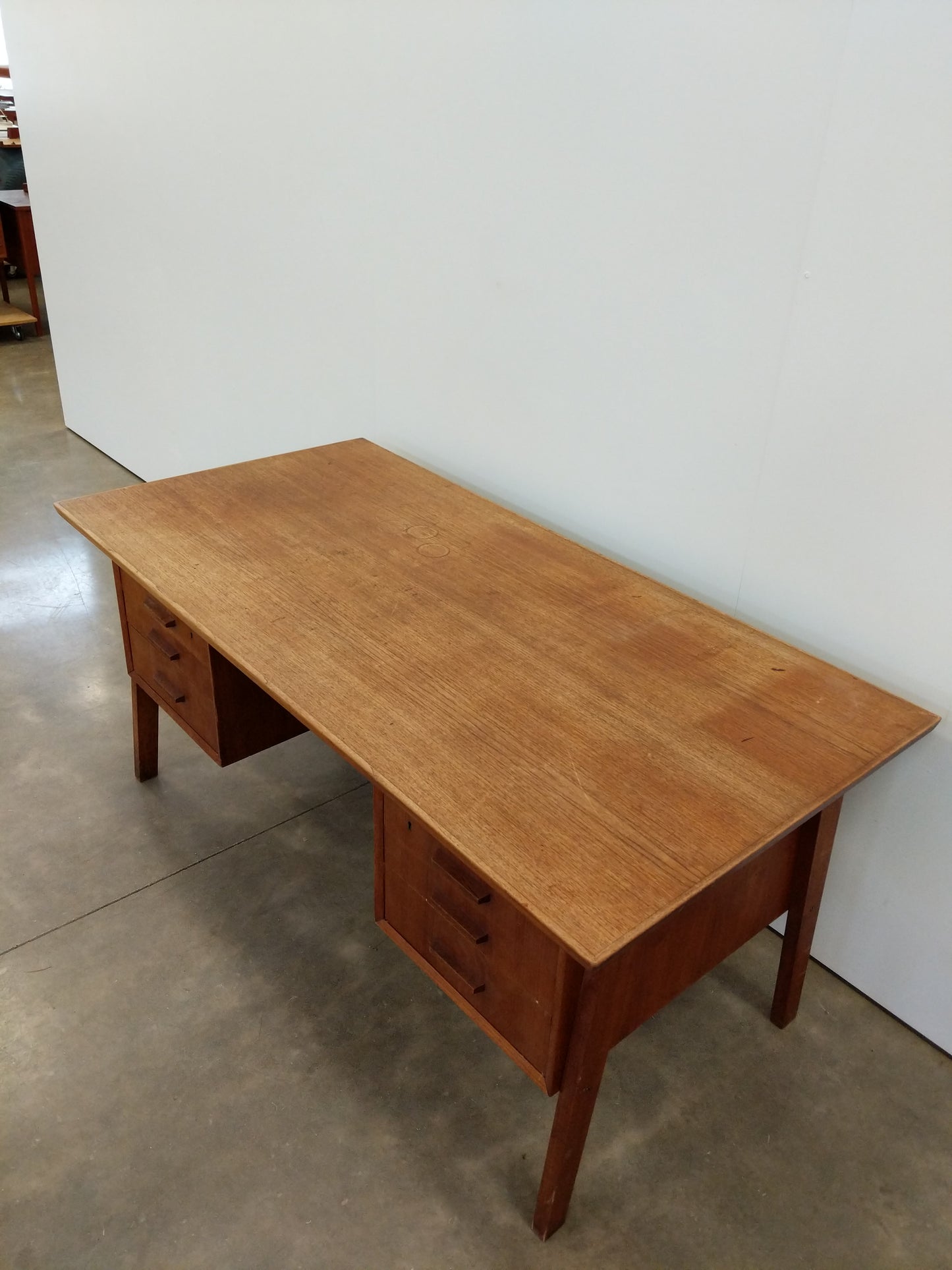 Vintage Danish Modern Teak Desk