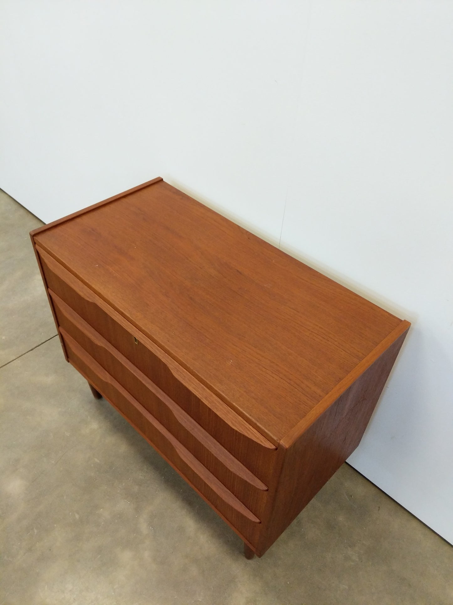 Vintage Danish Modern Teak Low Dresser